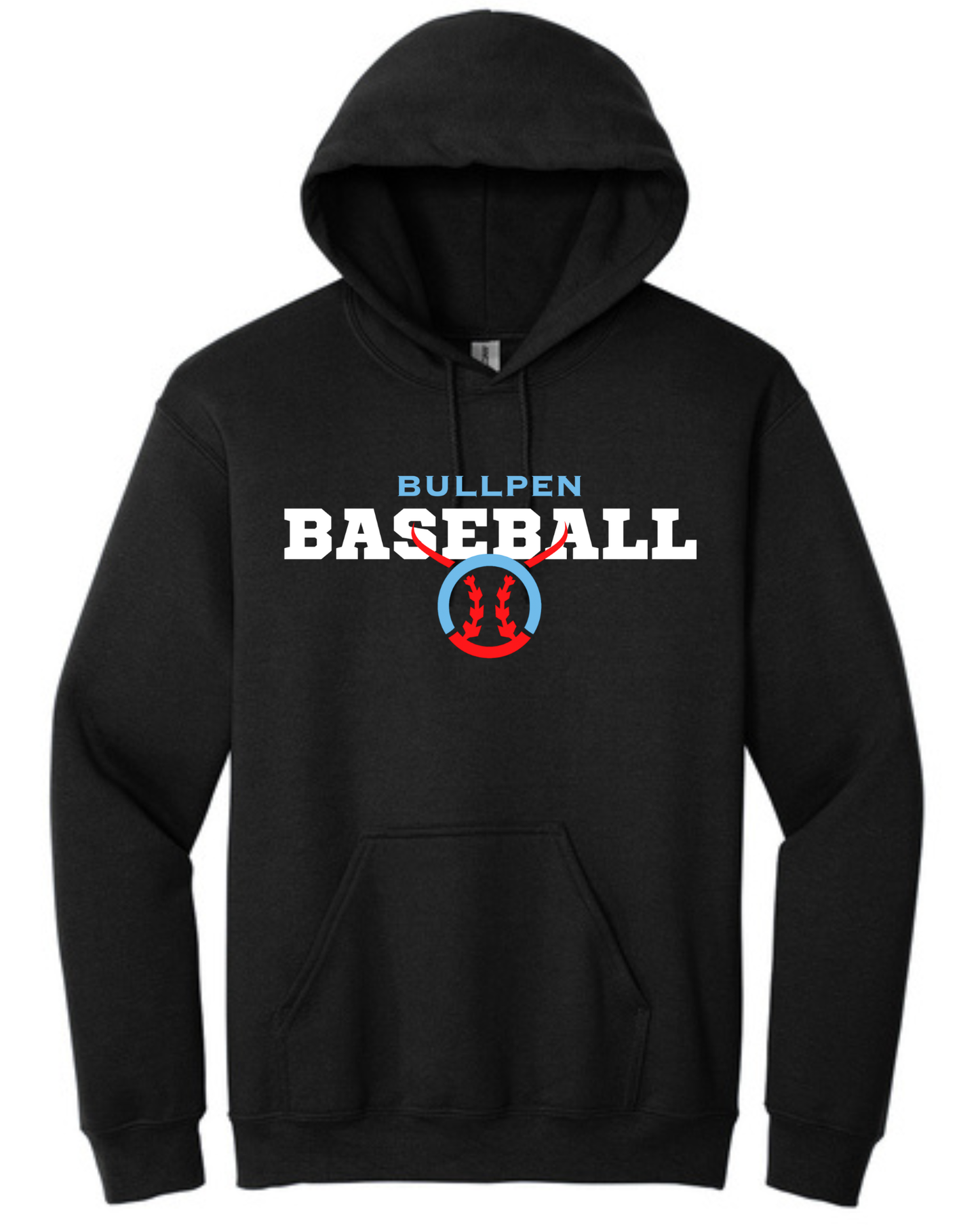 Bullpen Baseball Hooded Sweatshirt Option 15 (Multiple Color Options)