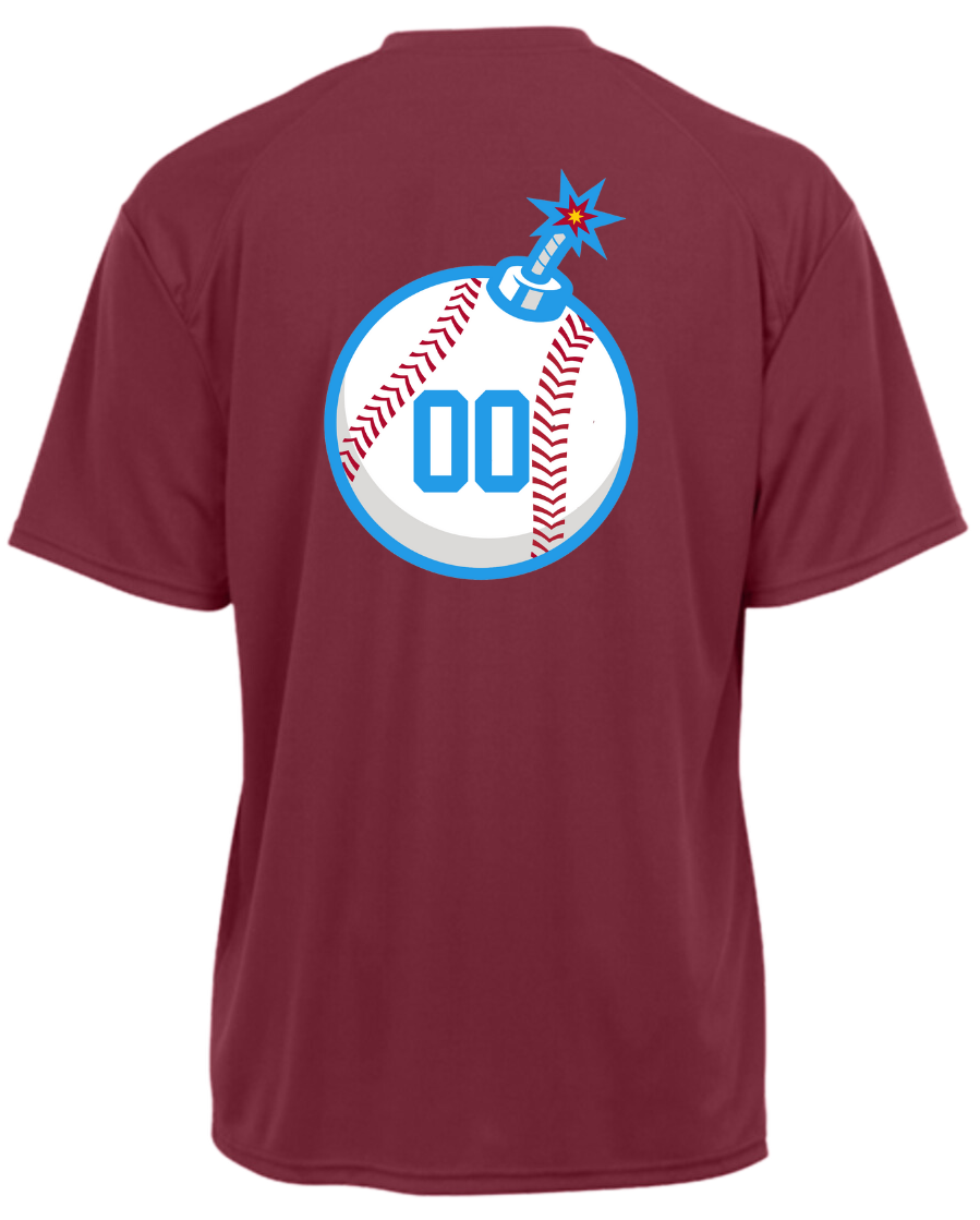Youth Performance Bombers Bat T-shirt
