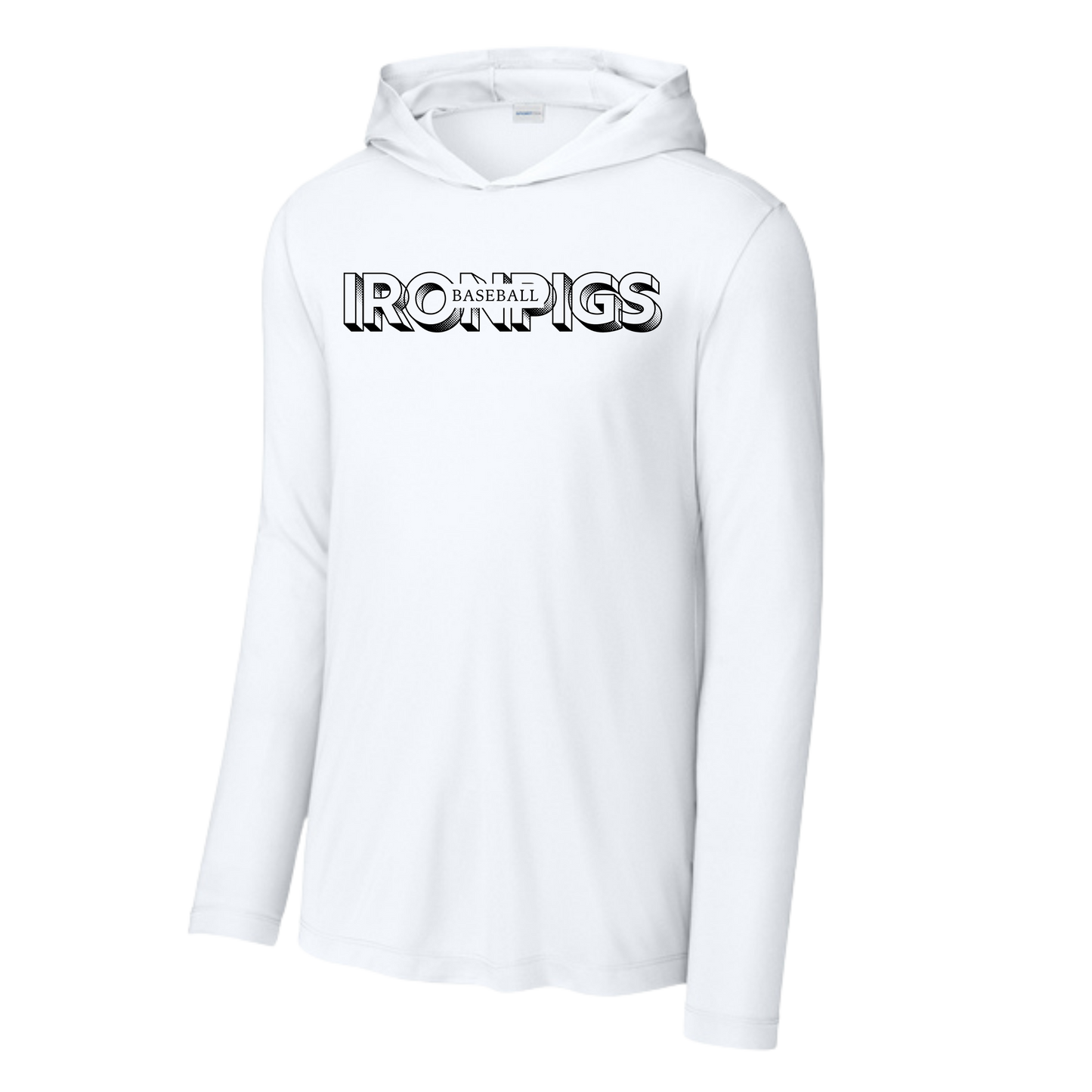 Ironpigs Baseball Hooded T-shirt Long Sleeve