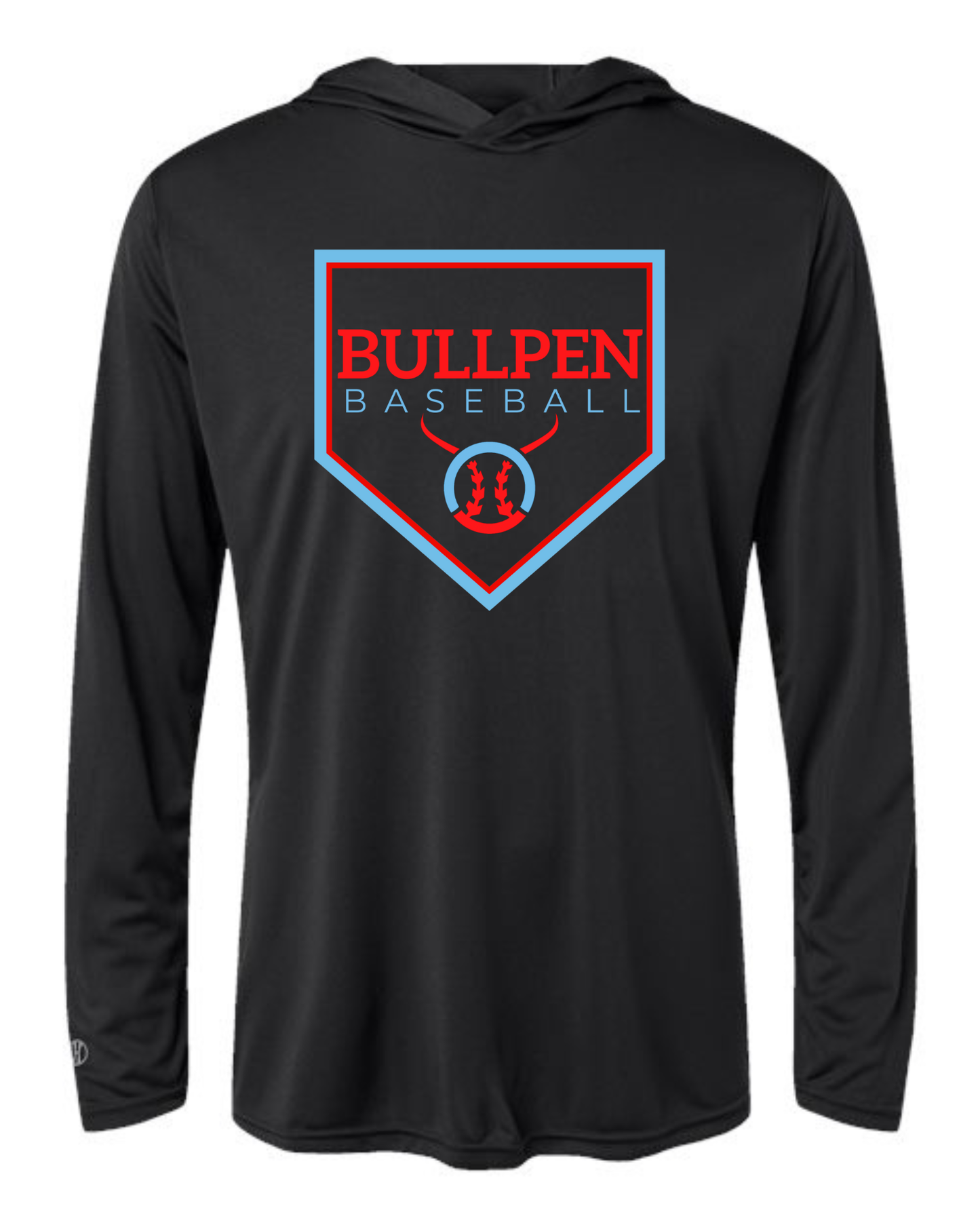 Bullpen Baseball Hooded Performance T-shirt Option 6 (Multiple Color Options)