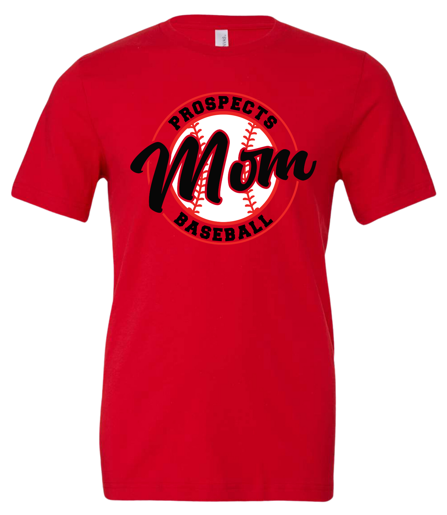 Adult T-shirt Prospects Baseball Mom ( 3 Color Options )
