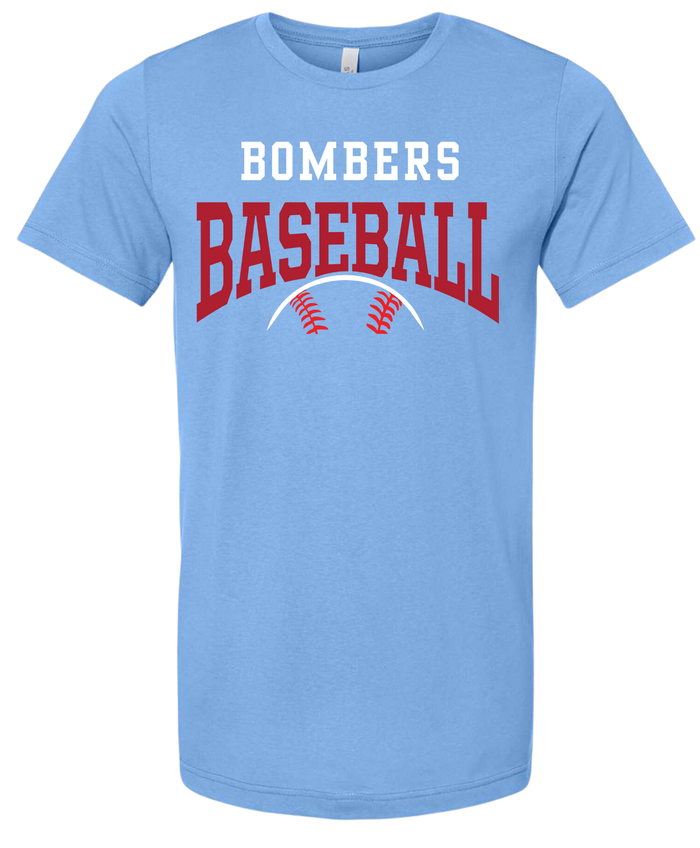 Adult Bombers Baseball w/ball T-shirt