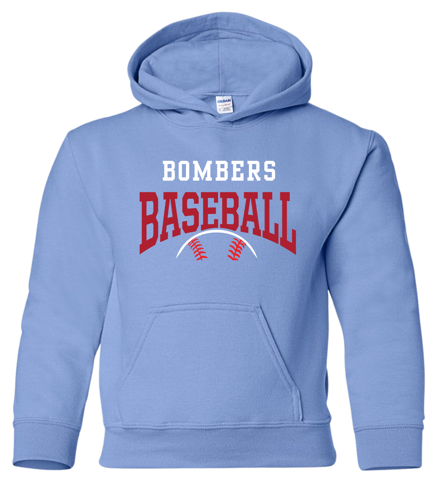 Youth Bombers Baseball w/ball Hoodie