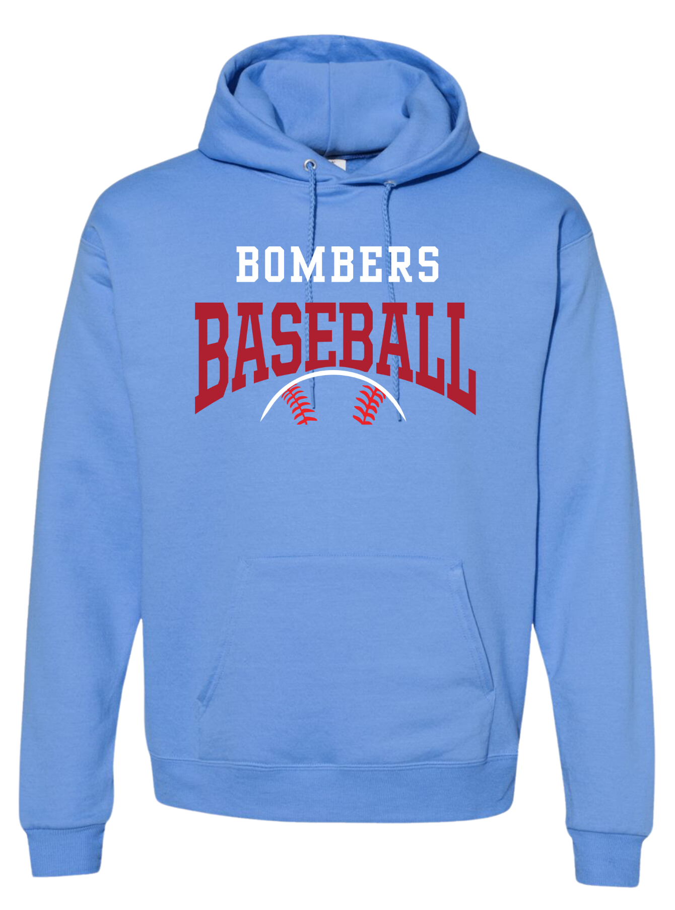 Adult Bombers Baseball w/ball Hoodie