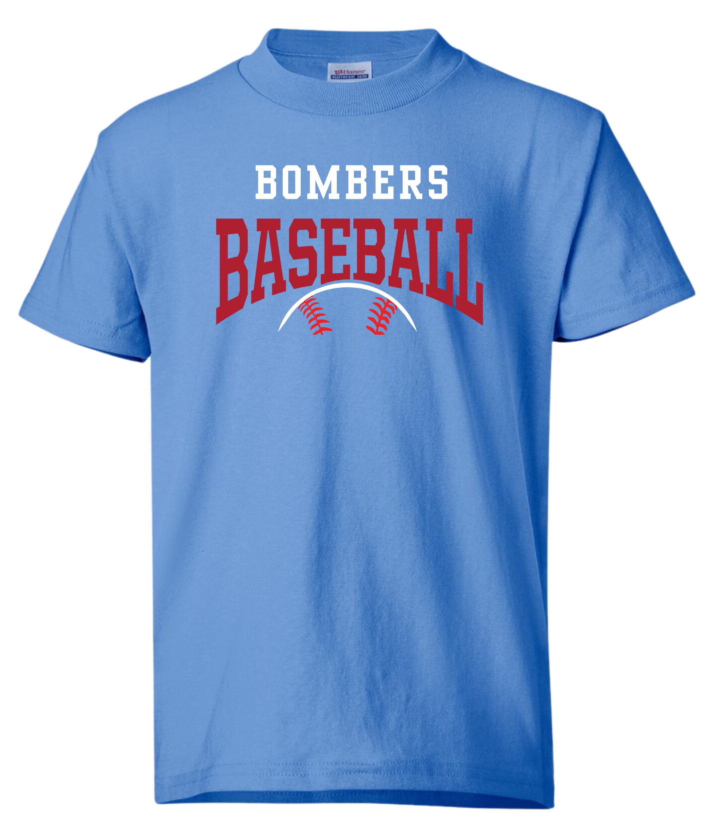 Youth Bombers Baseball w/ball T-shirt