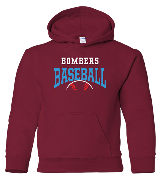 Youth Bombers Baseball w/ball Hoodie