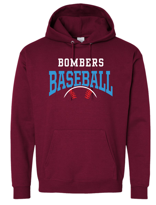 Adult Bombers Baseball w/ball Hoodie