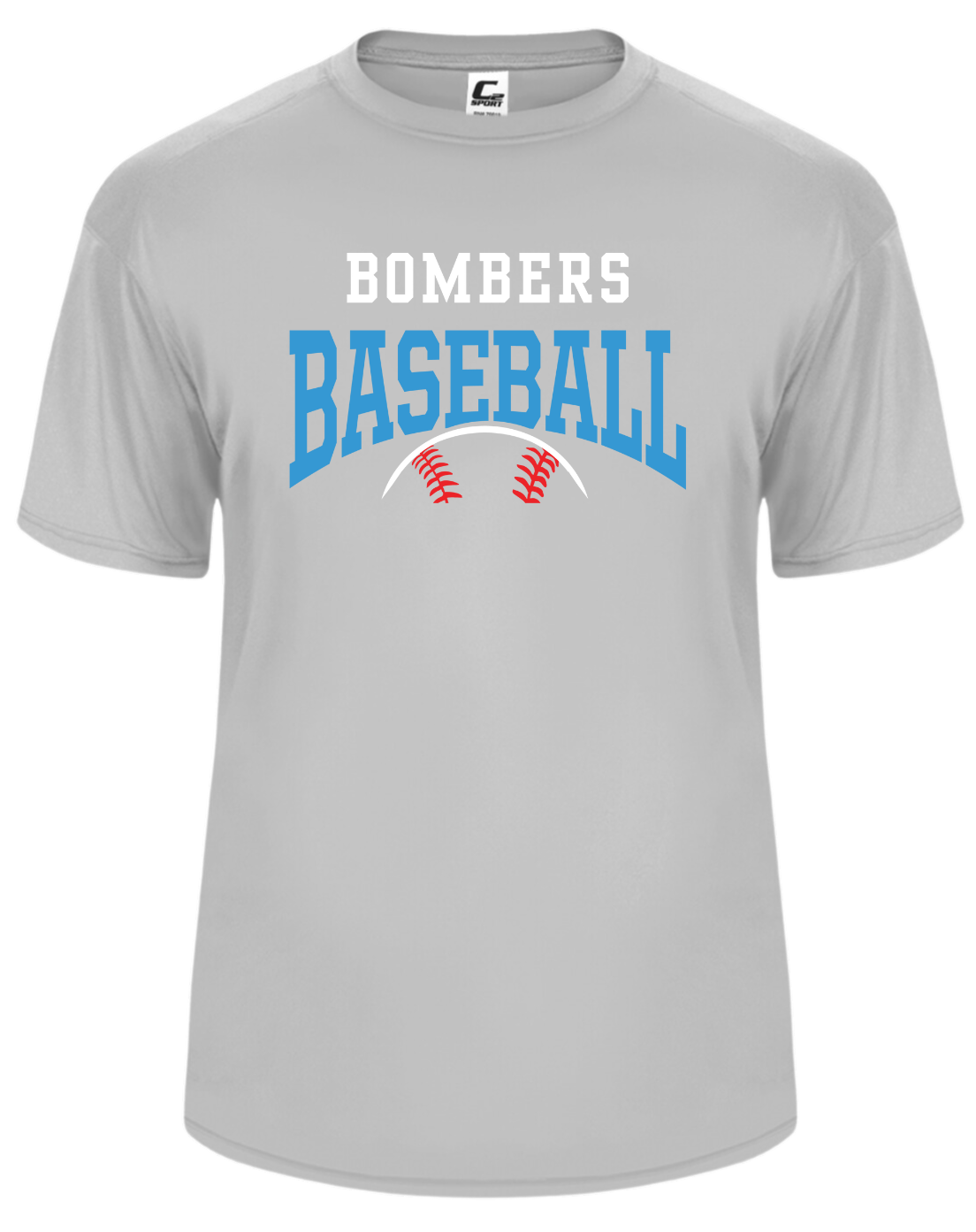 Adult Performance Bombers Baseball w/ball T-shirt