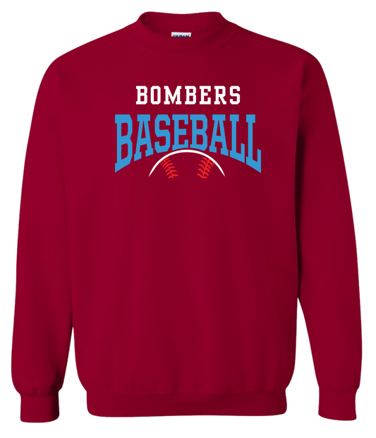 Adult Bombers Baseball w/ball Sweatshirt