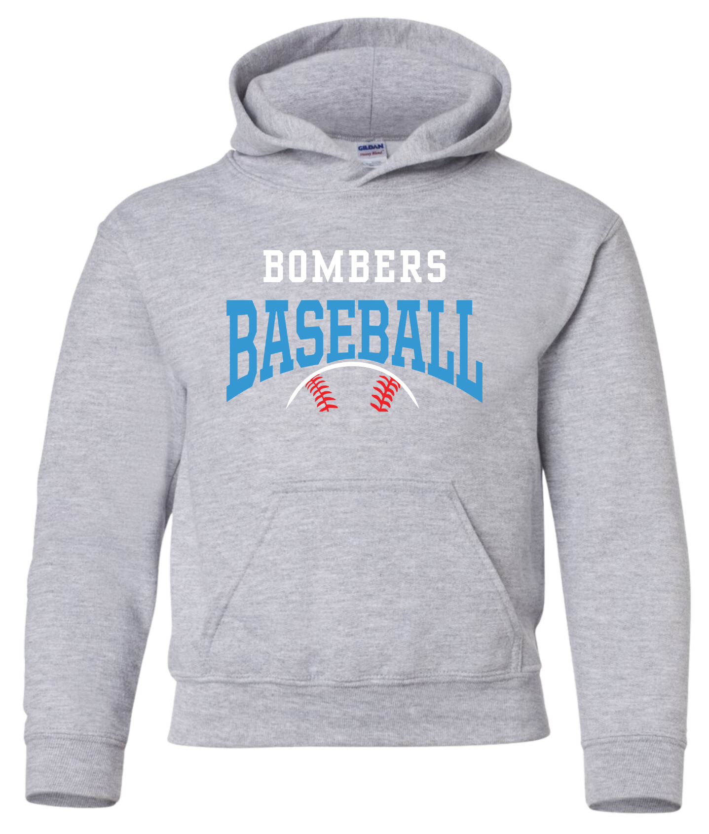 Youth Bombers Baseball w/ball Hoodie