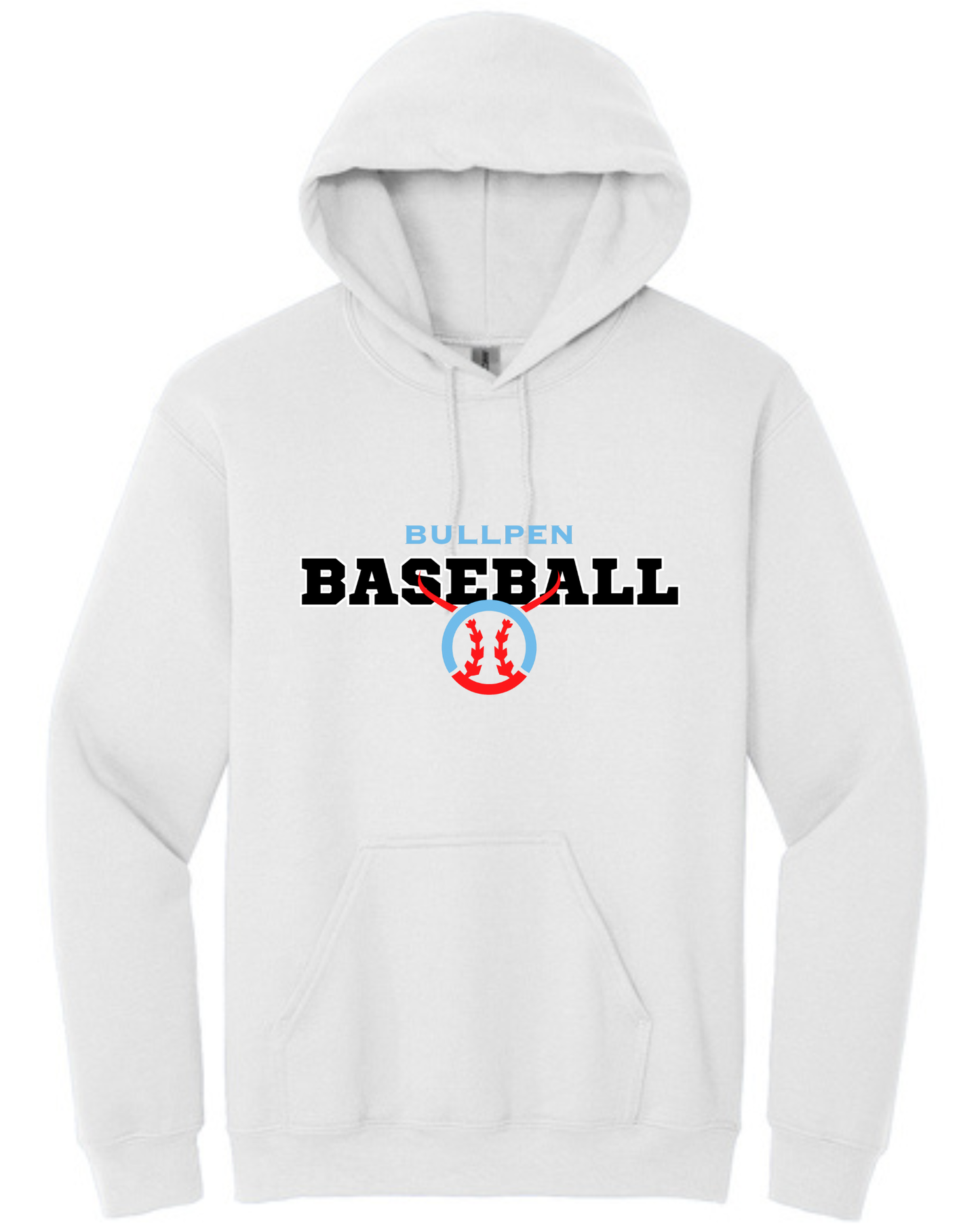 Bullpen Baseball Hooded Sweatshirt Option 15 (Multiple Color Options)