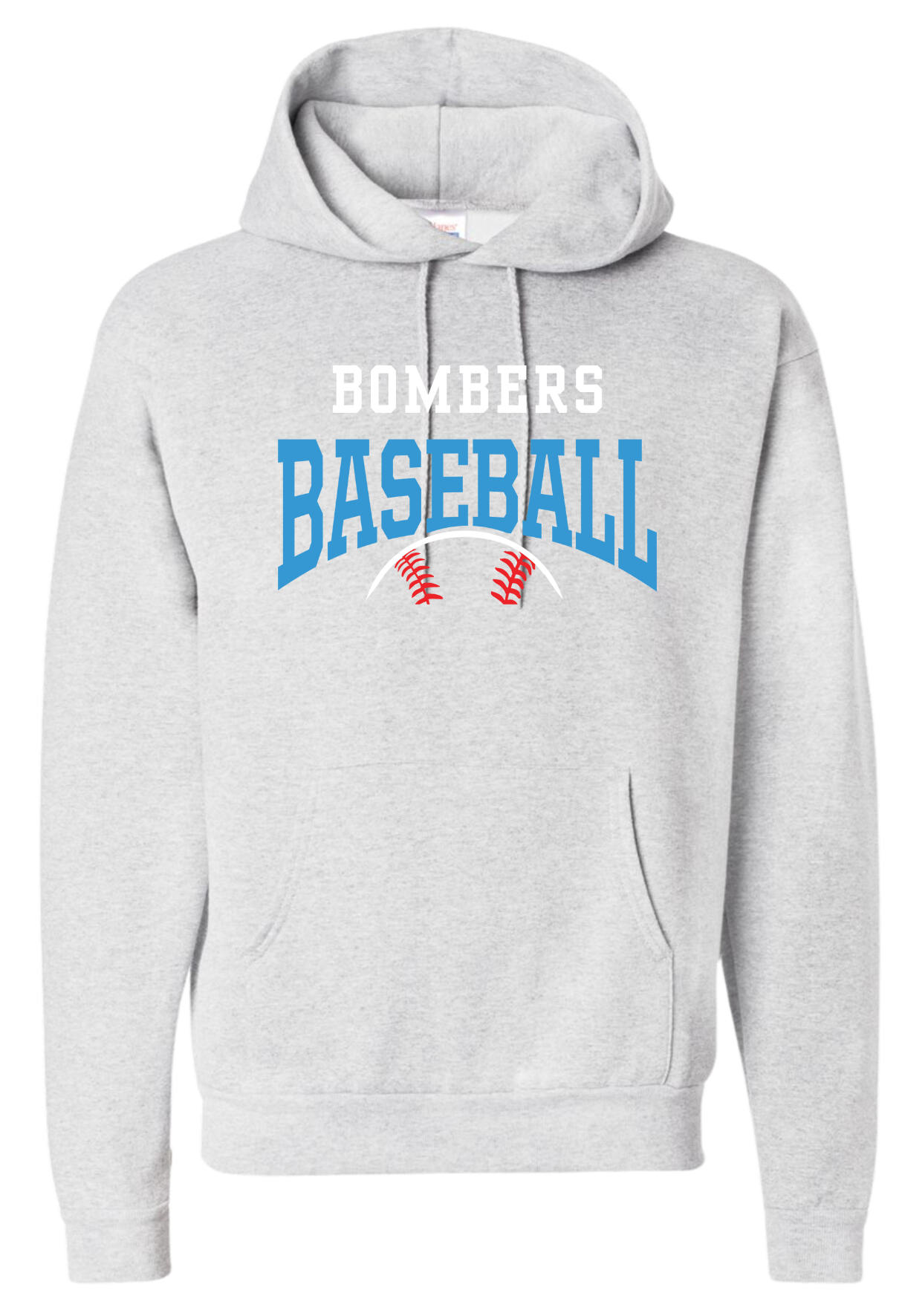 Adult Bombers Baseball w/ball Hoodie