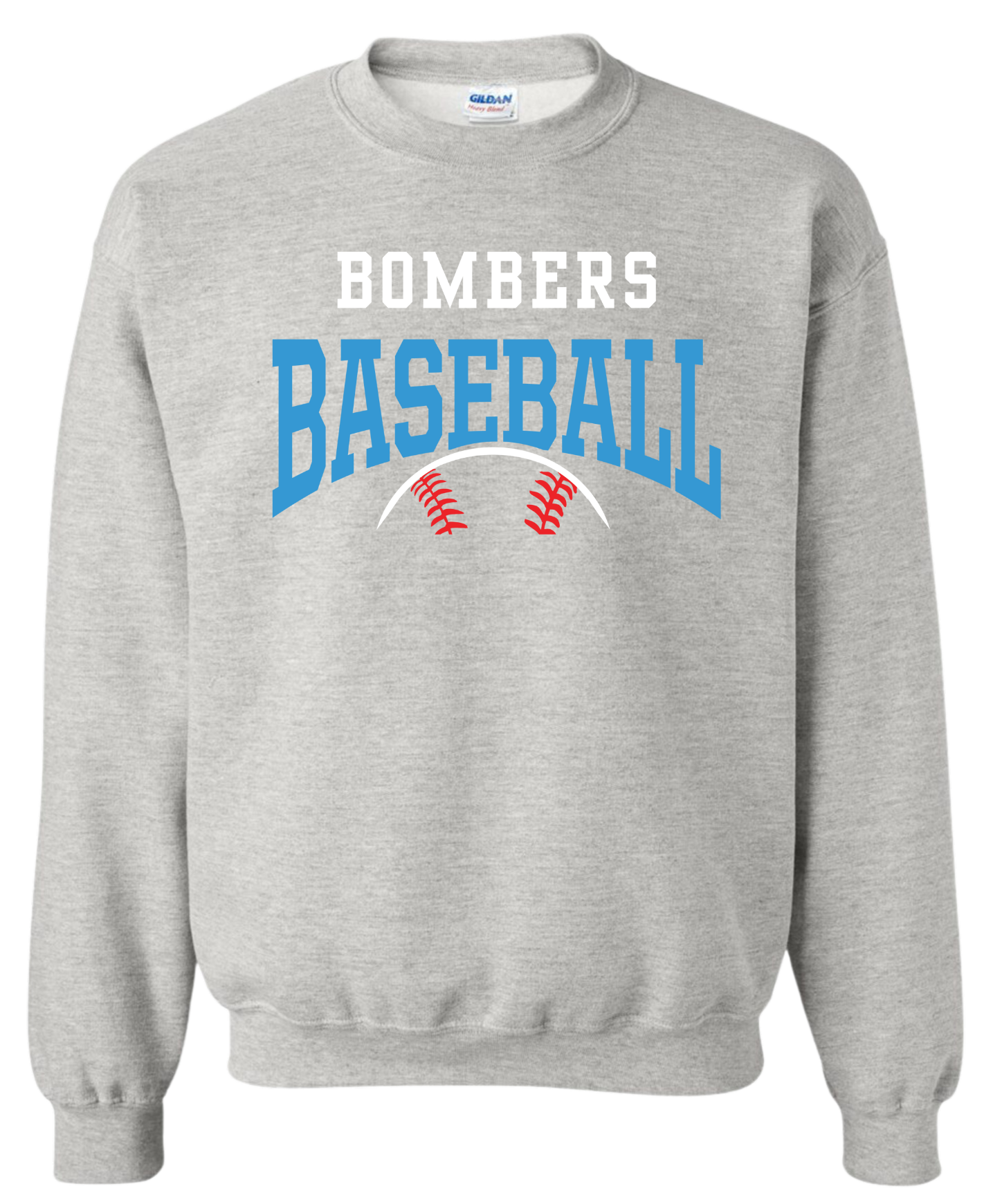 Adult Bombers Baseball w/ball Sweatshirt