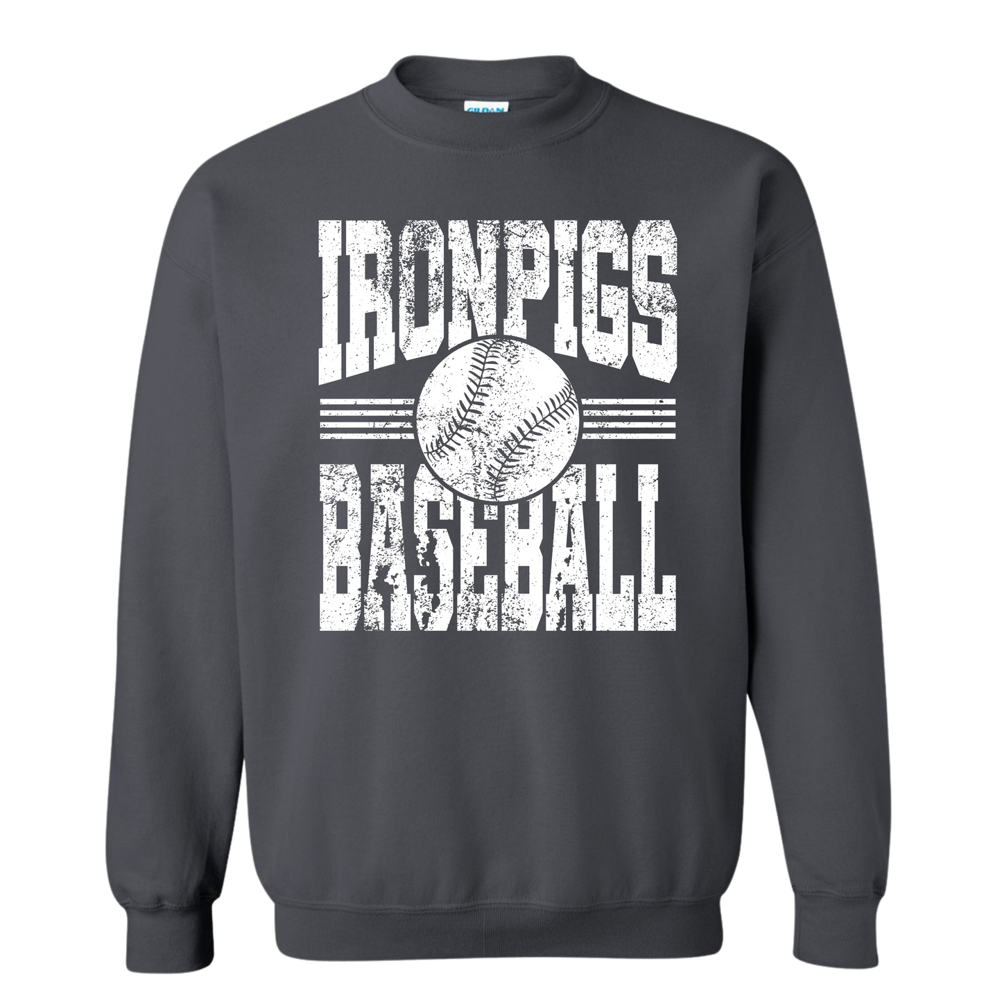 Distressed IronPigs BB Sweatshirt
