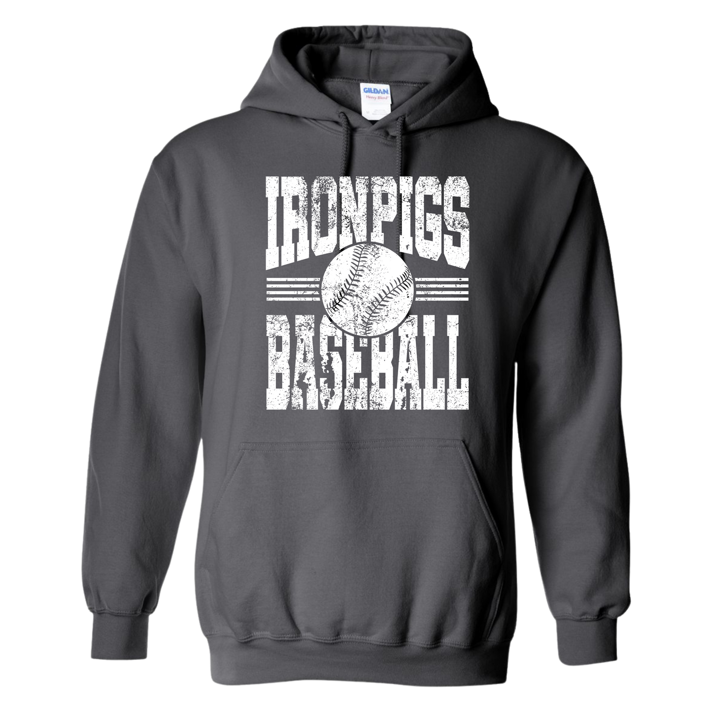 Distressed IronPigs SS Hoodie