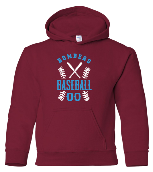 Youth Bombers Baseball w/player# Hoodie