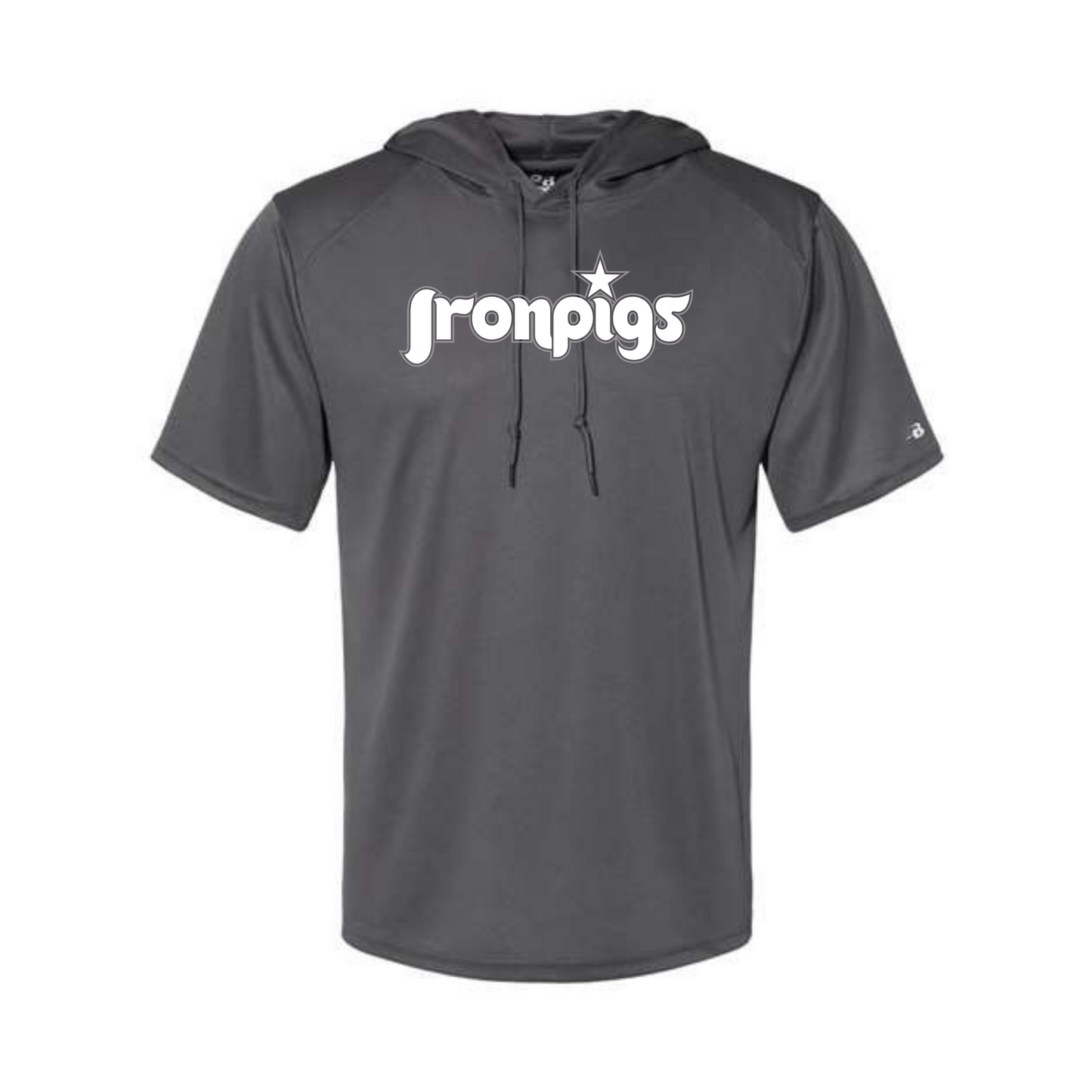 IronPig* Hooded T-shirt Short Sleeve