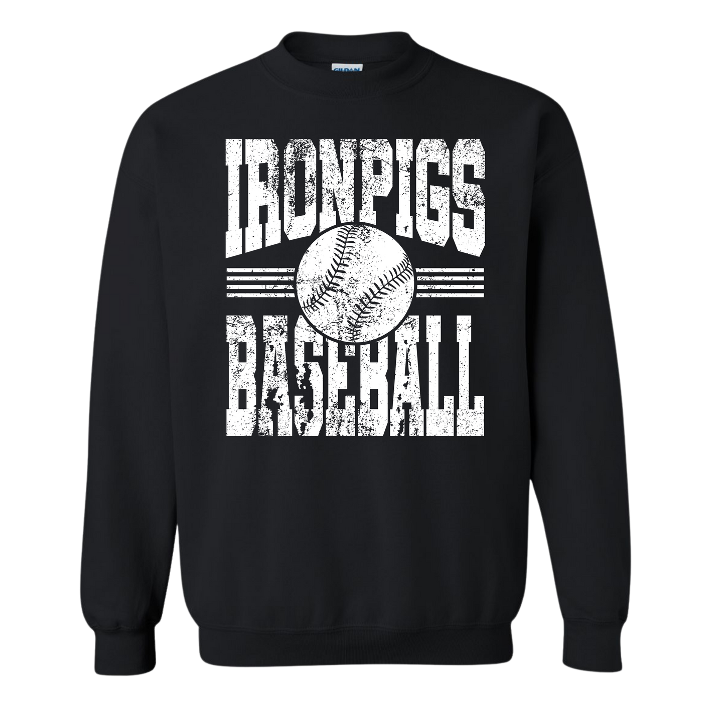 Distressed IronPigs BB Sweatshirt