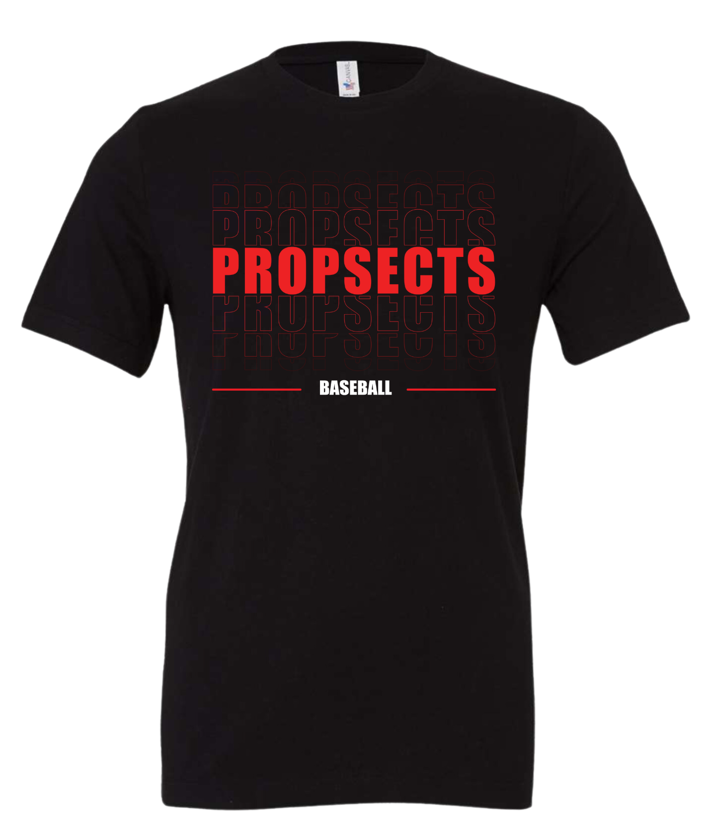 Adult T-shirt Prospects Baseball 3D ( 3 Color Options )