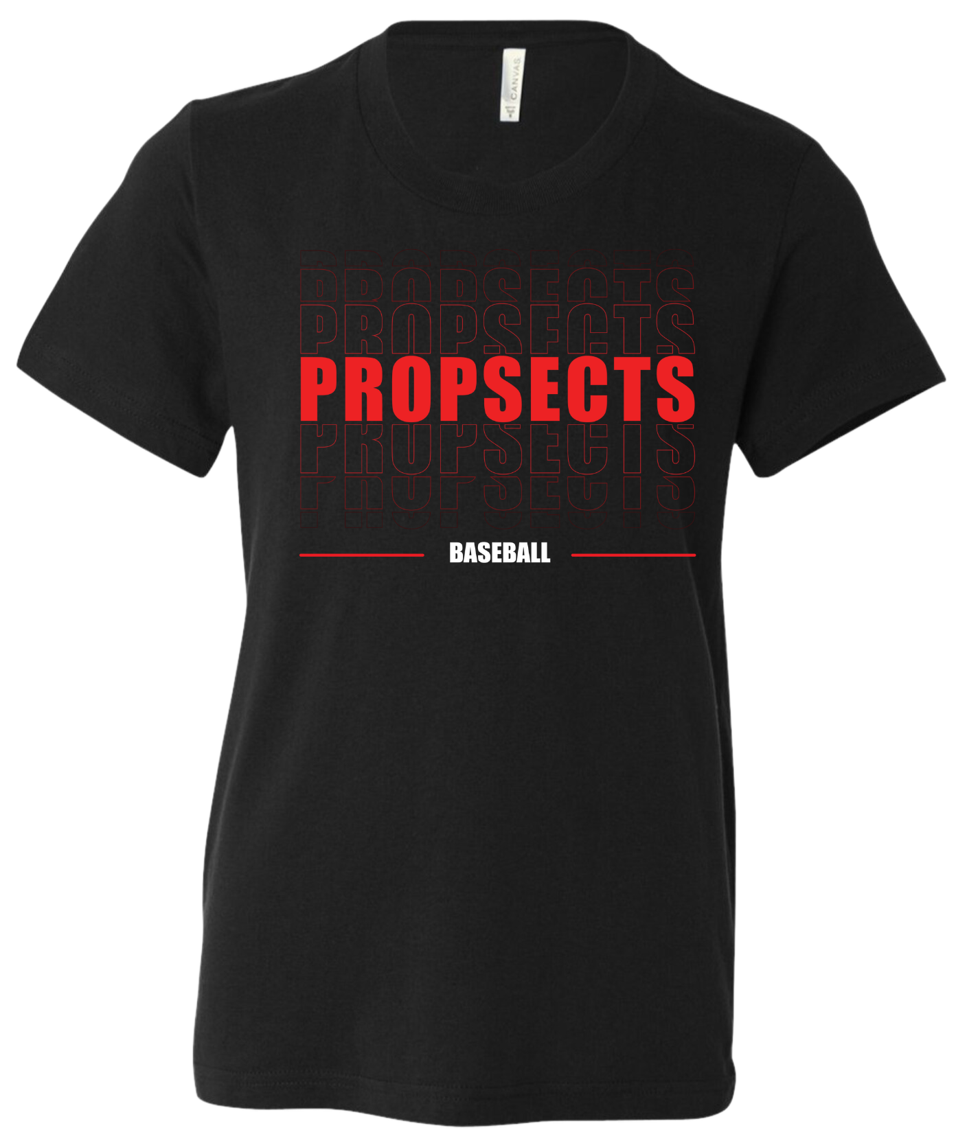 Youth T-shirt Prospects Baseball 3D ( 3 Color Options )