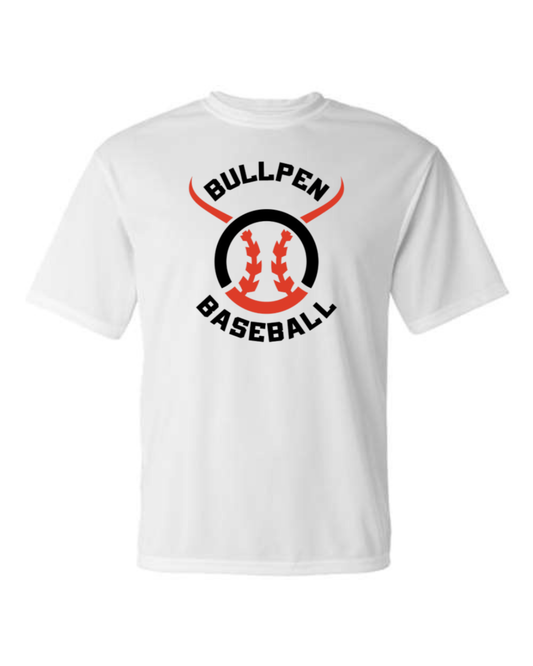 Youth Bullpen Baseball Performance T-shirt Option 2 (Multiple Color Options)