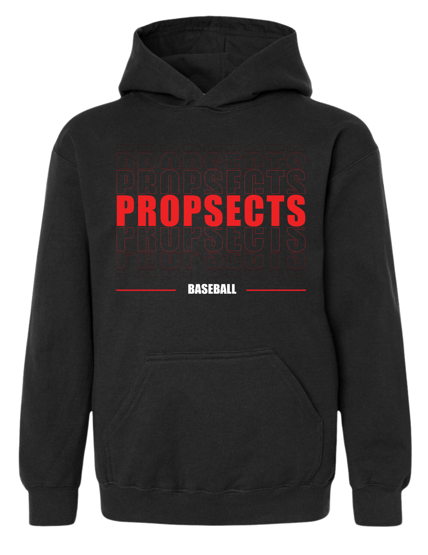 Youth Hoodie Prospects Baseball 3D 3 Color Options