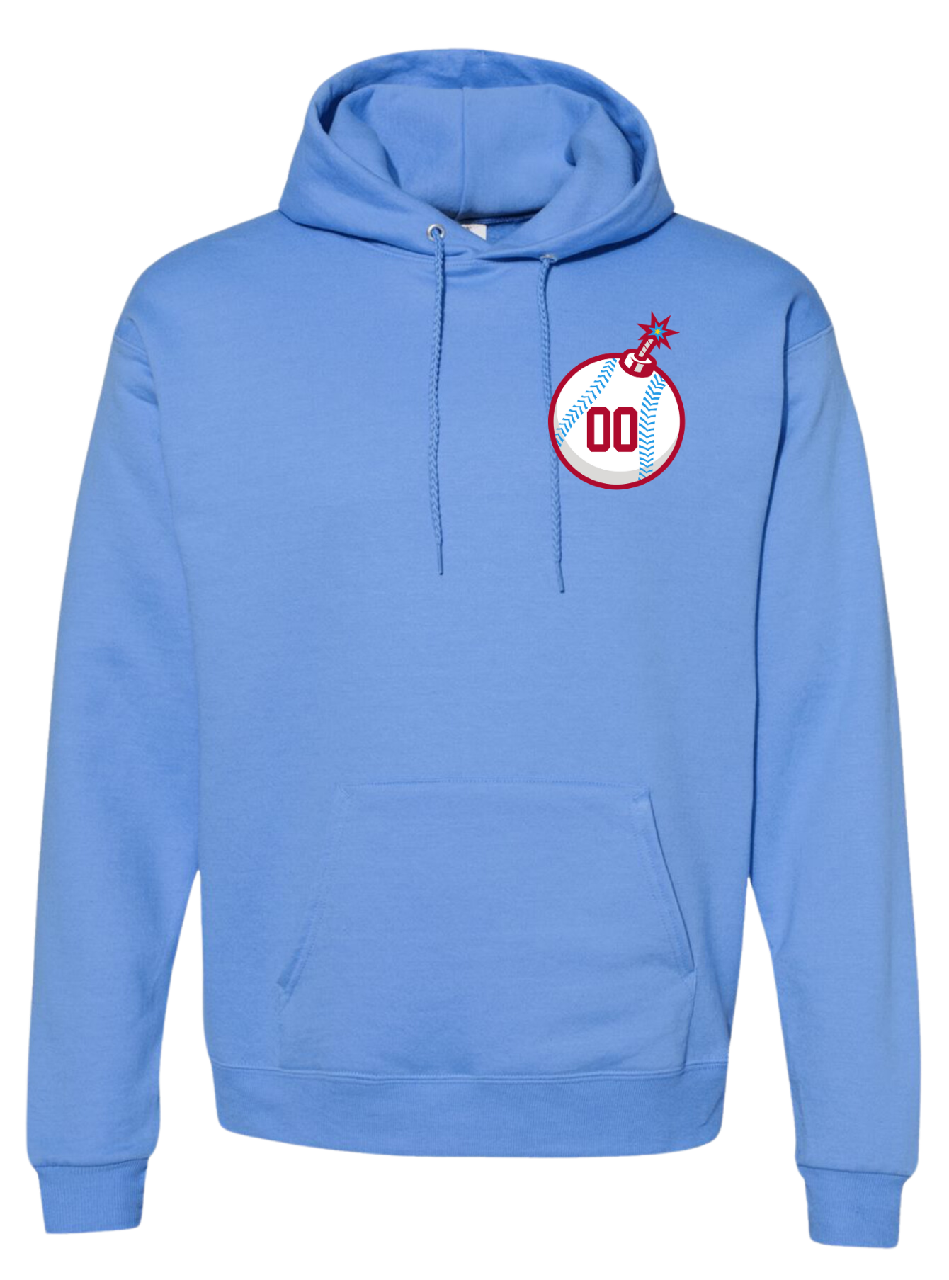 Adult Bombers Baseball Mom Hoodie