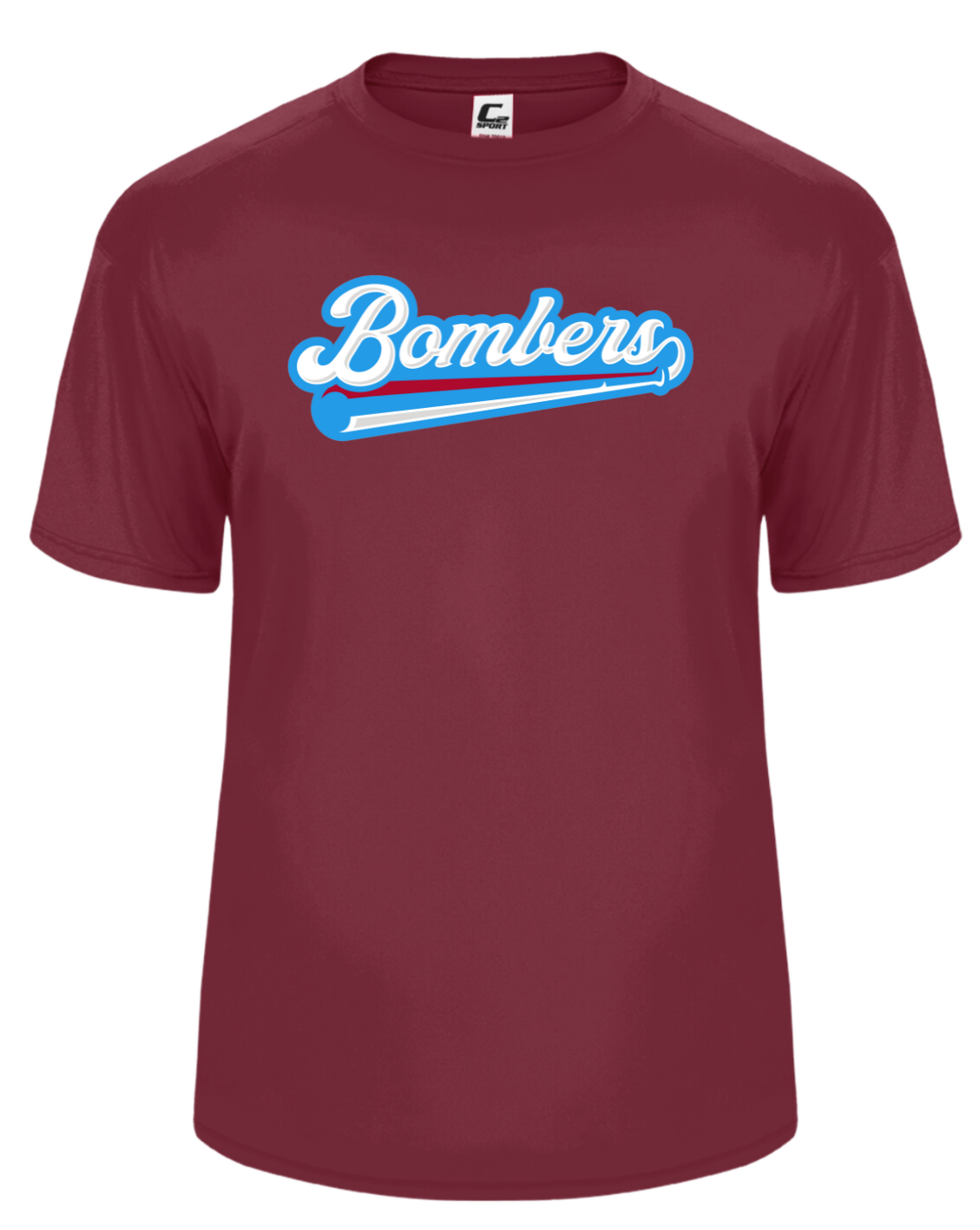 Adult Performance Bombers Bat T-shirt