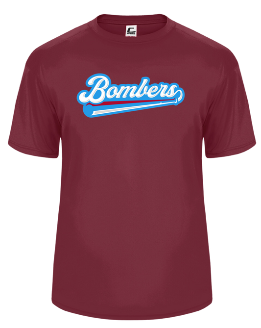 Adult Performance Bombers Bat T-shirt