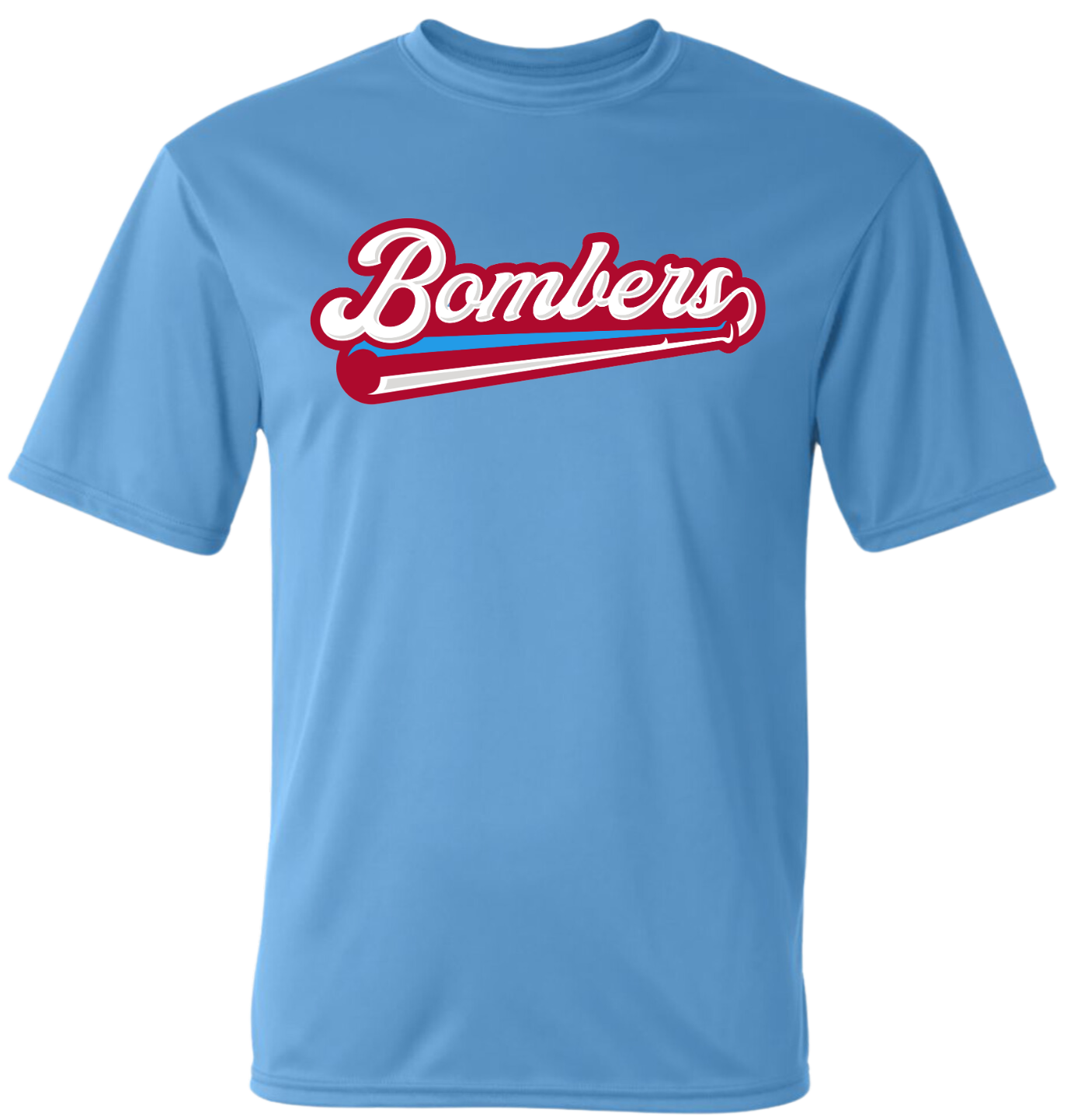 Adult Performance Bombers Bat T-shirt