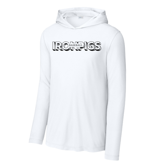 Ironpigs Baseball Hooded T-shirt Long Sleeve