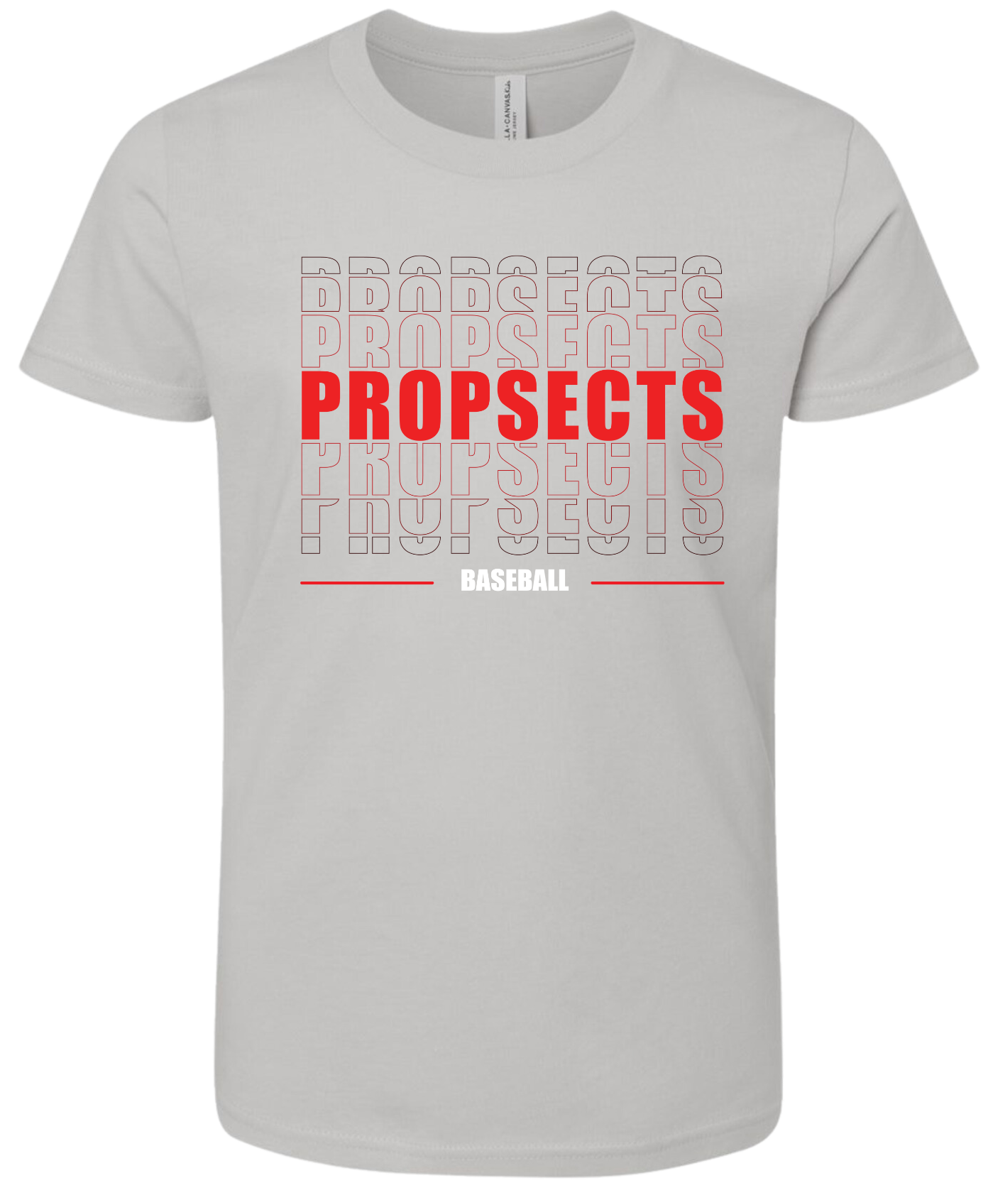 Youth T-shirt Prospects Baseball 3D ( 3 Color Options )