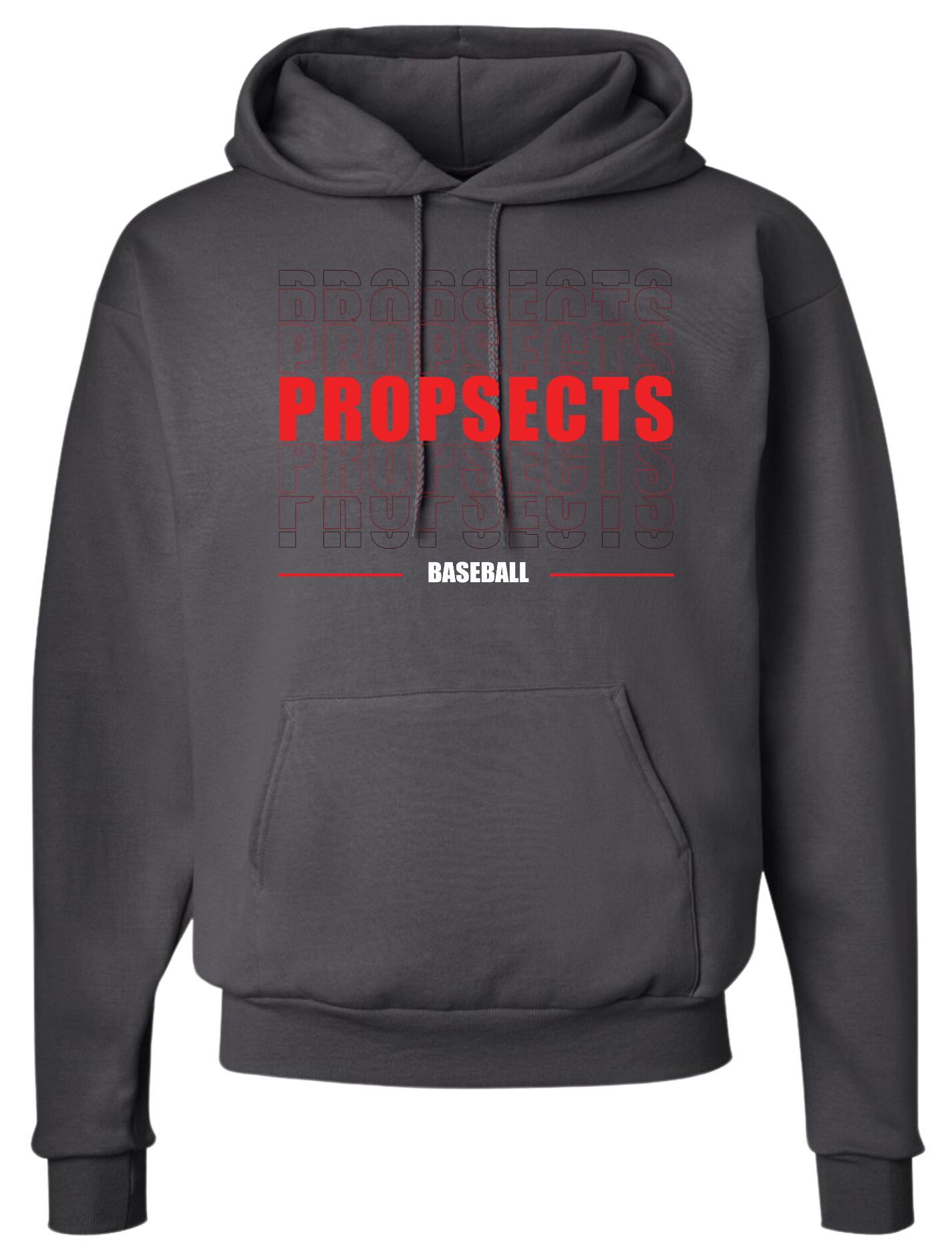 Adult Hoodie Prospects Baseball 3D ( 3 Color Options )