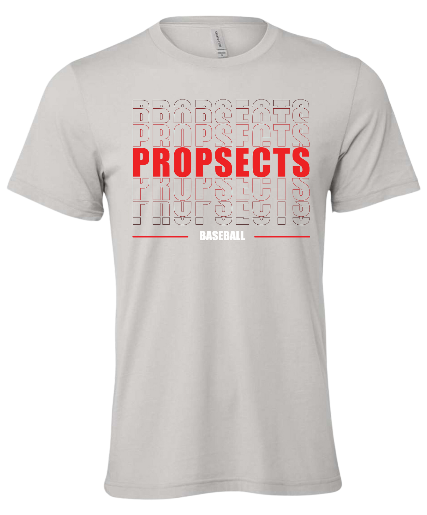 Adult T-shirt Prospects Baseball 3D ( 3 Color Options )