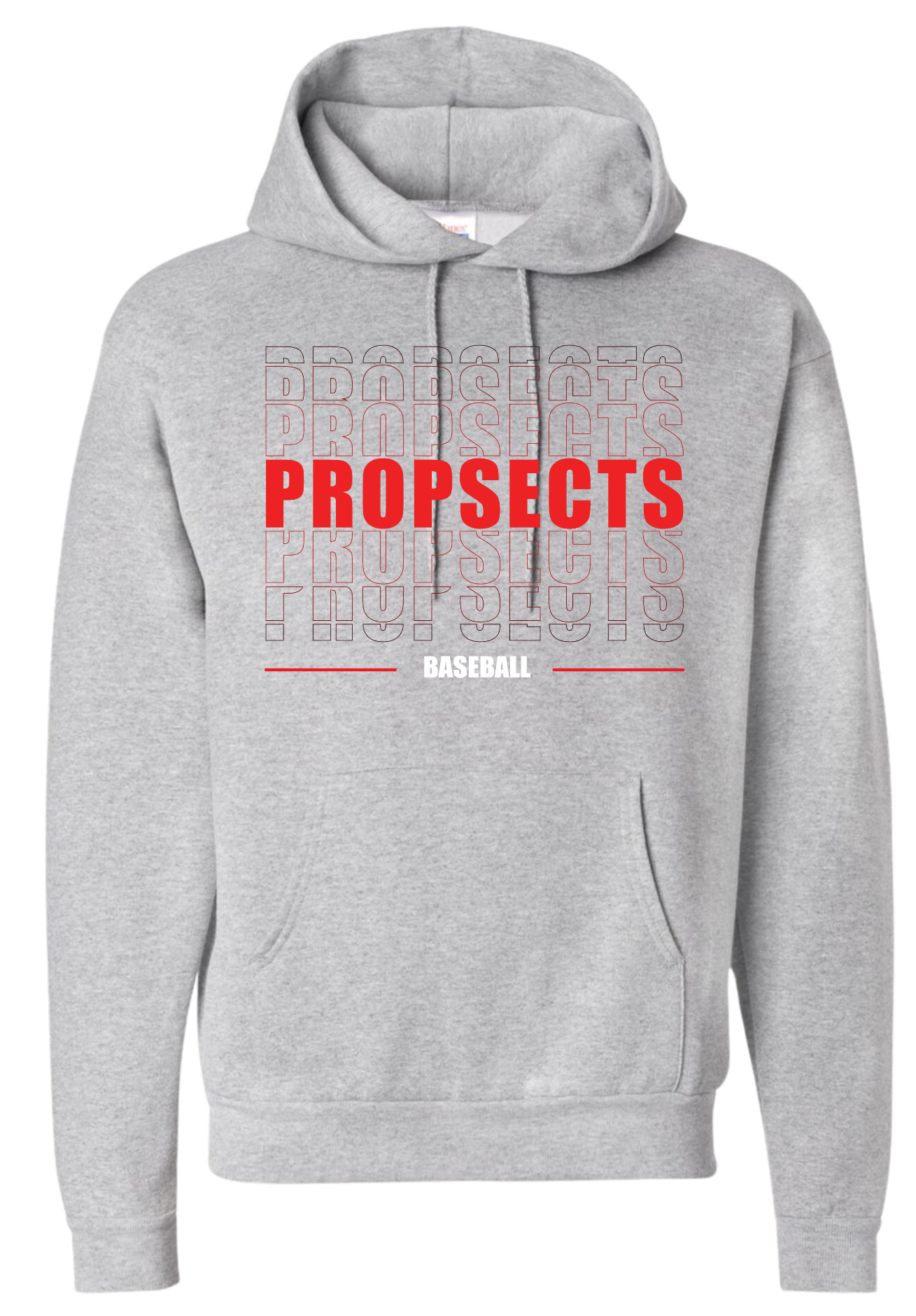 Adult Hoodie Prospects Baseball 3D ( 3 Color Options )