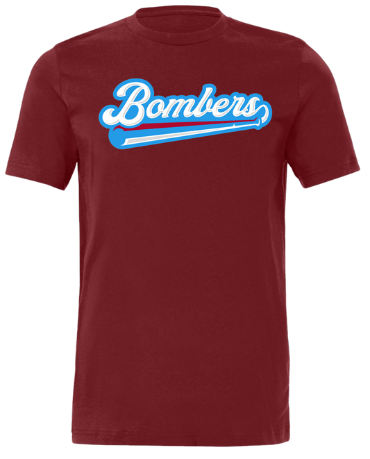 Adult Bombers Bat T-shirt