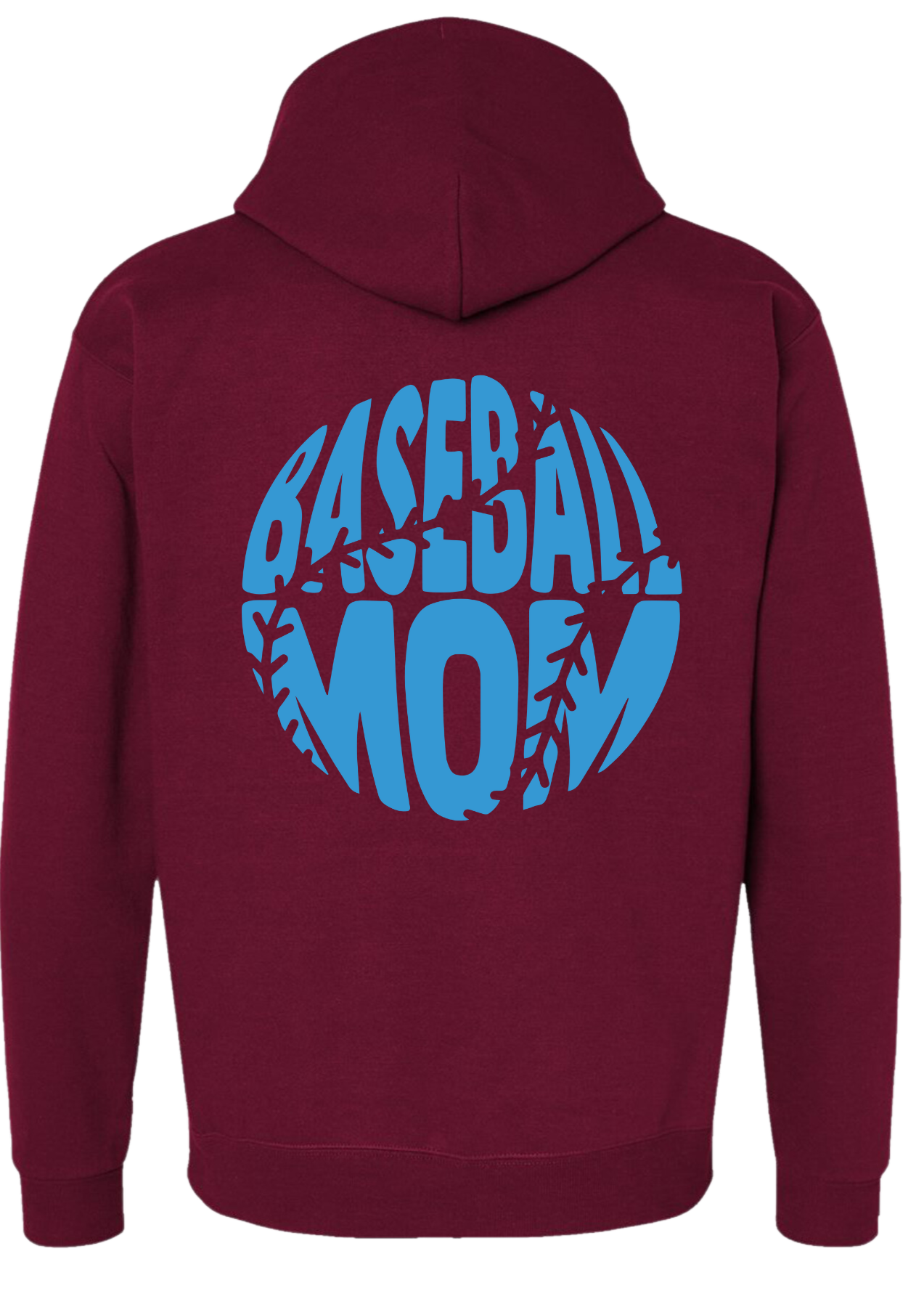 Adult Bombers Baseball Mom Hoodie