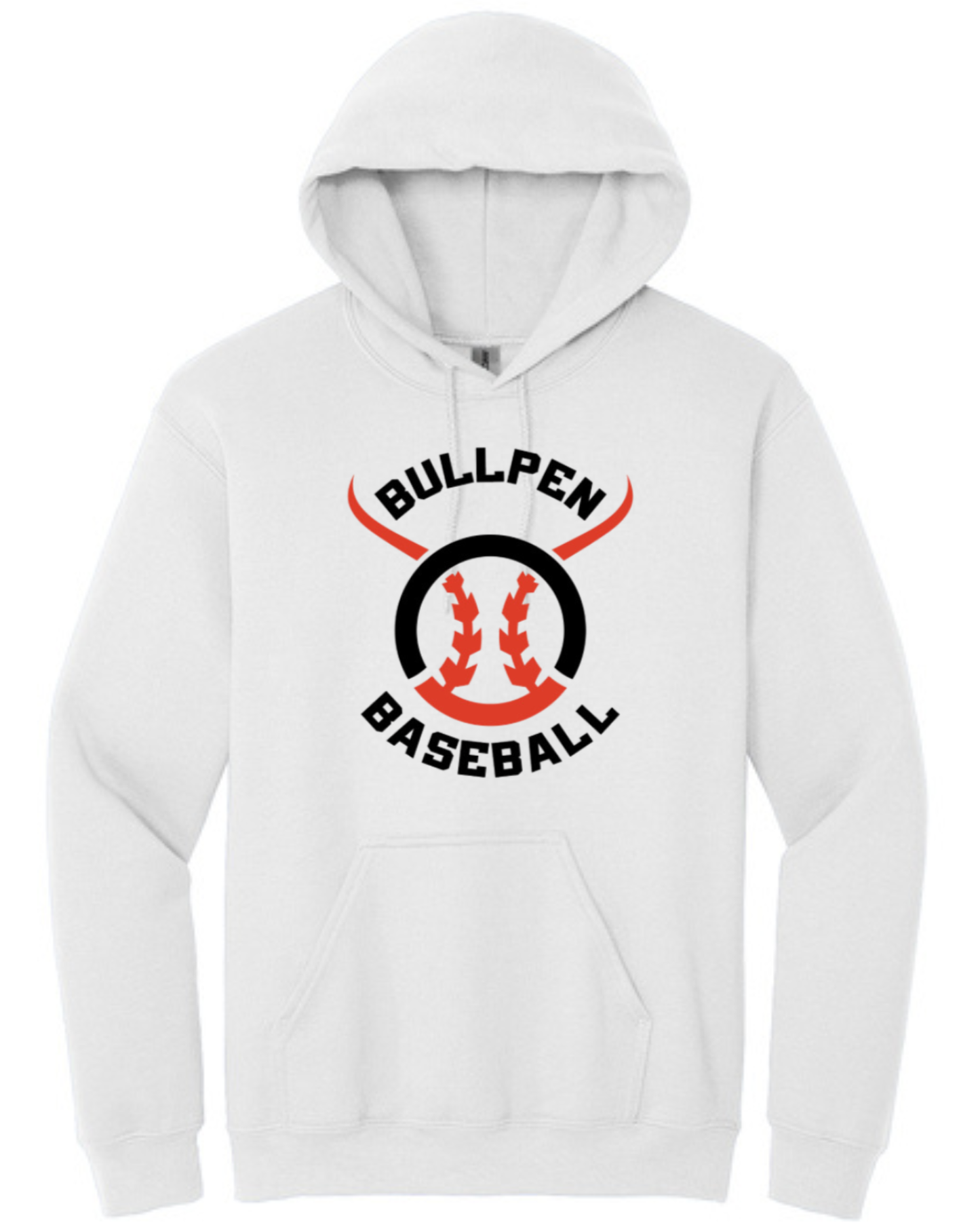 Bullpen Baseball Hooded Sweatshirt Option 2 (Multiple Color Options)