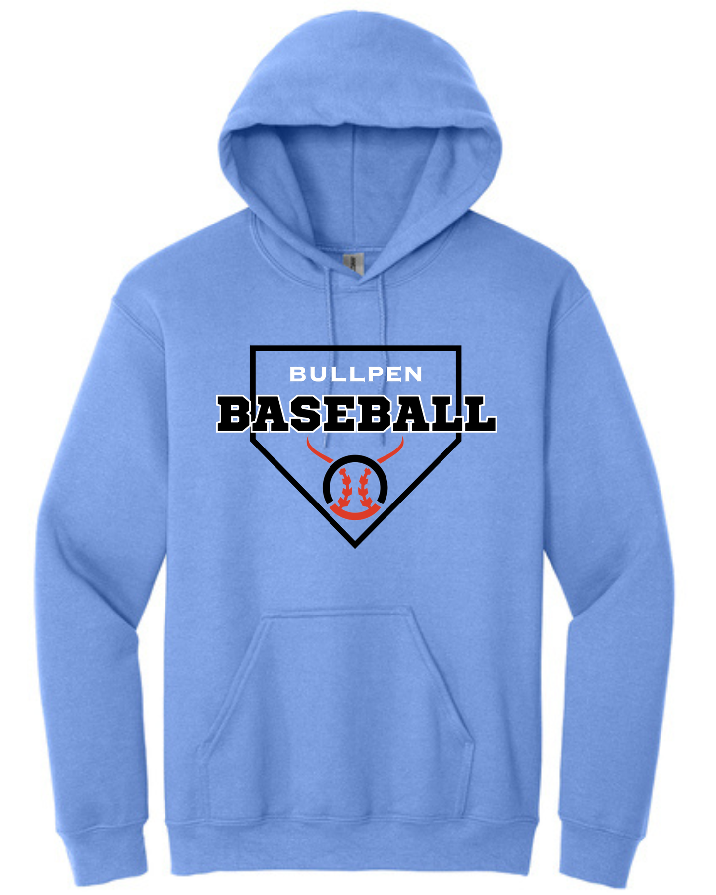 Bullpen Baseball Hooded Sweatshirt Option 14 (Multiple Color Options)