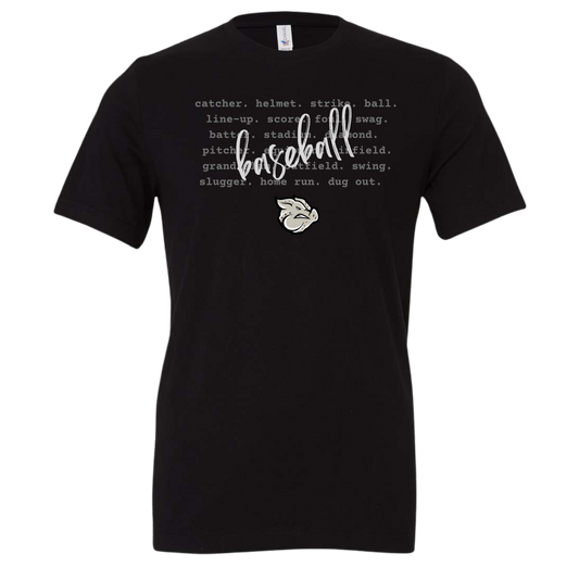 Words of Baseball T-Shirt