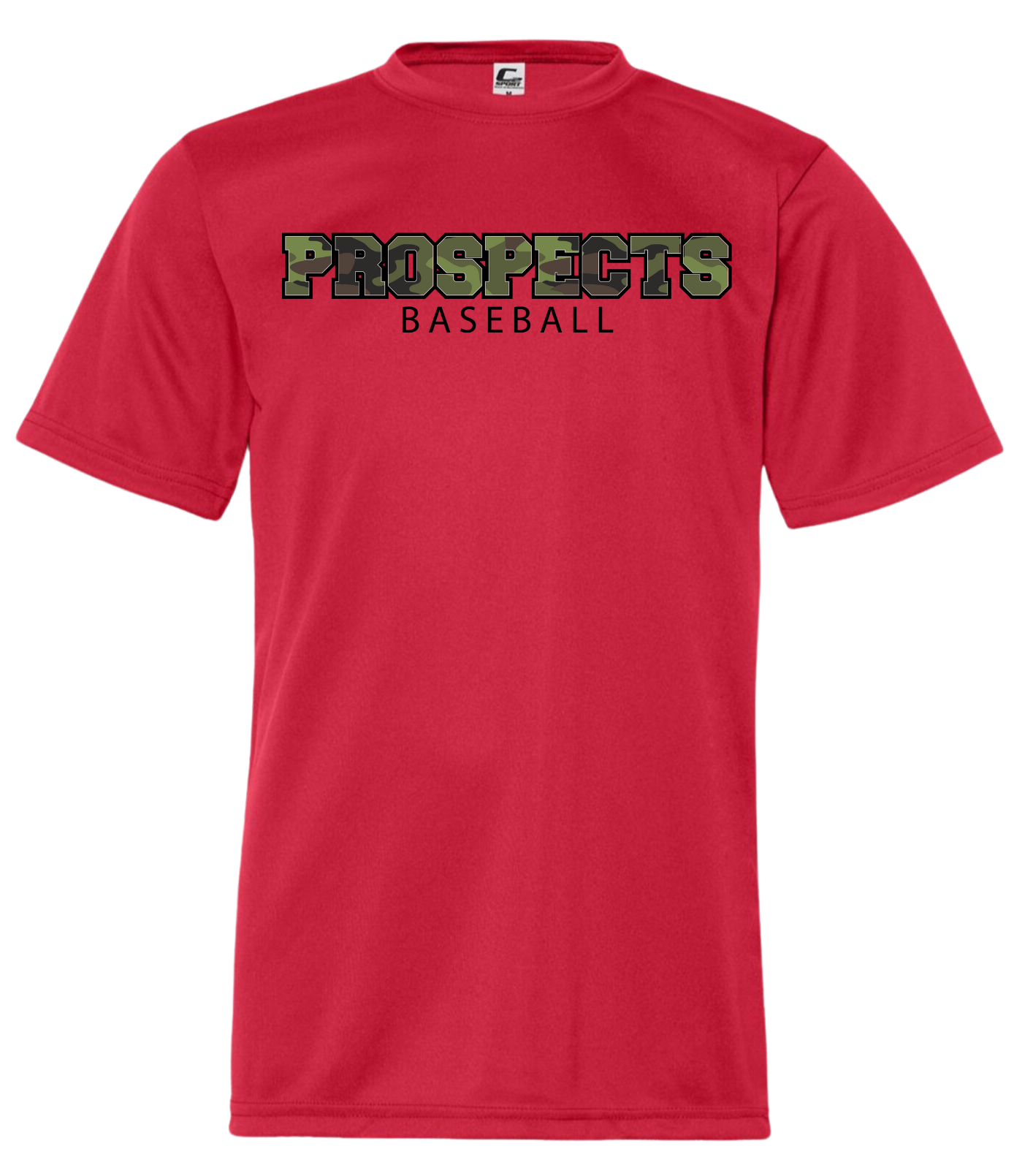 Adult Performance T-shirt Camo Prospects Baseball ( 3 Color Options )