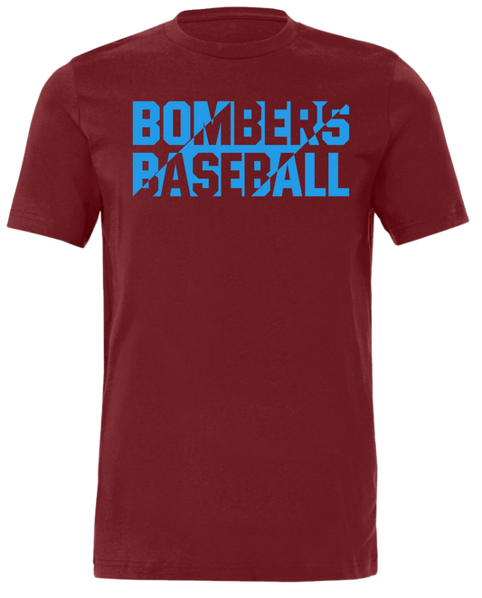 Adult Bombers Baseball T-shirt