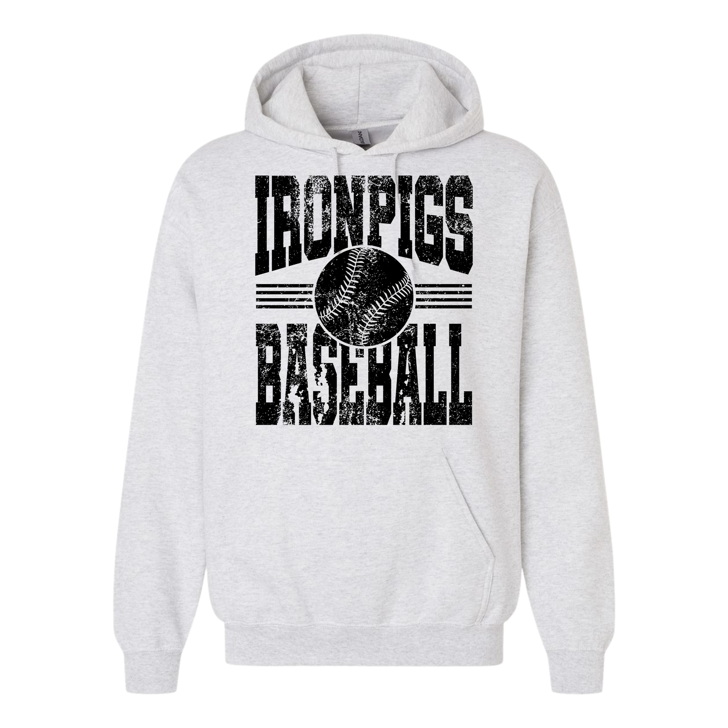 Distressed IronPigs SS Hoodie