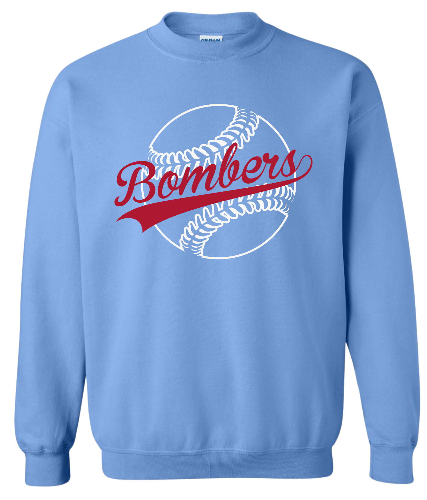 Adult Bombers Baseball Stitches Sweatshirt