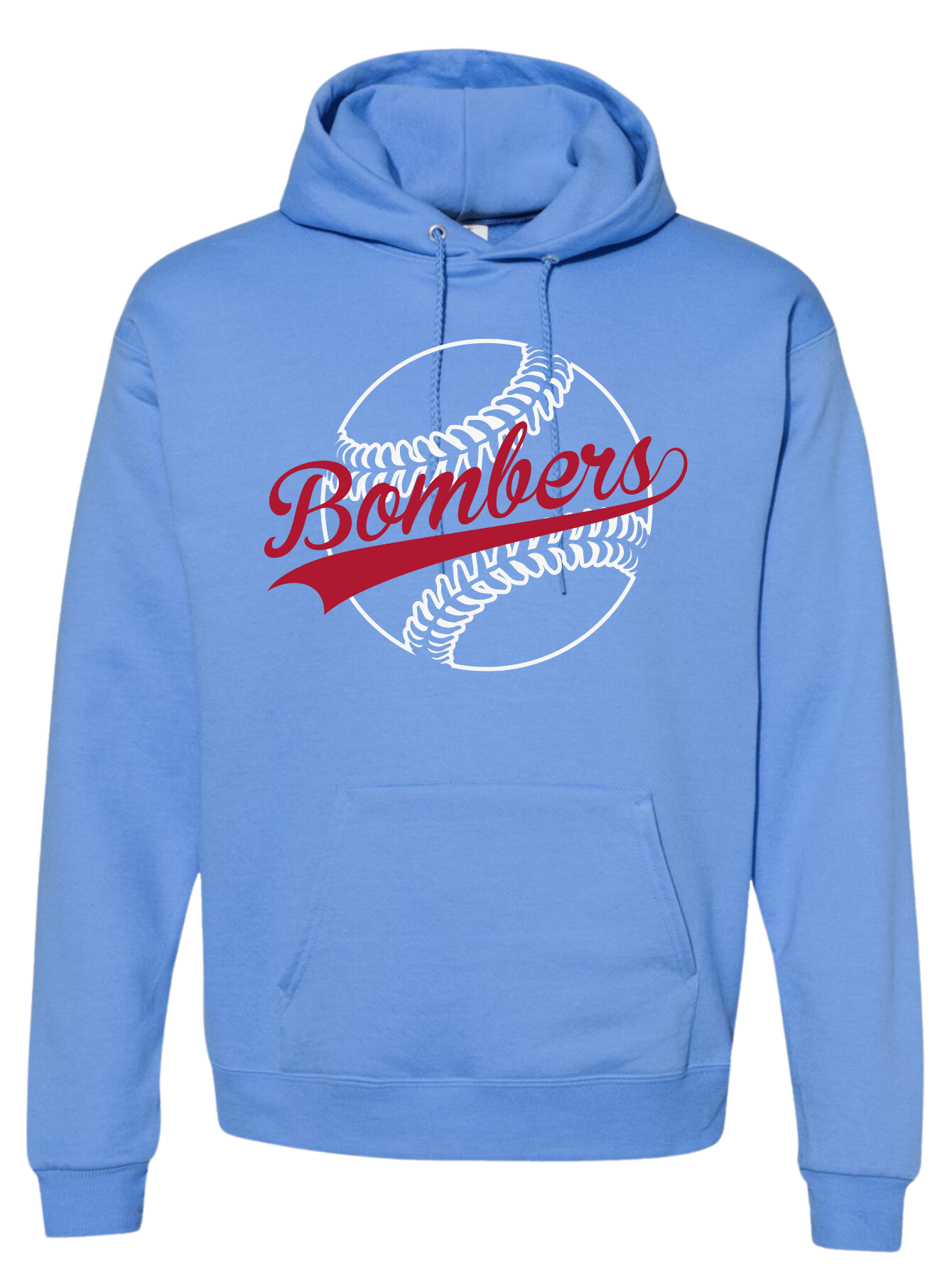 Adult Bombers Baseball Stitches Hoodie