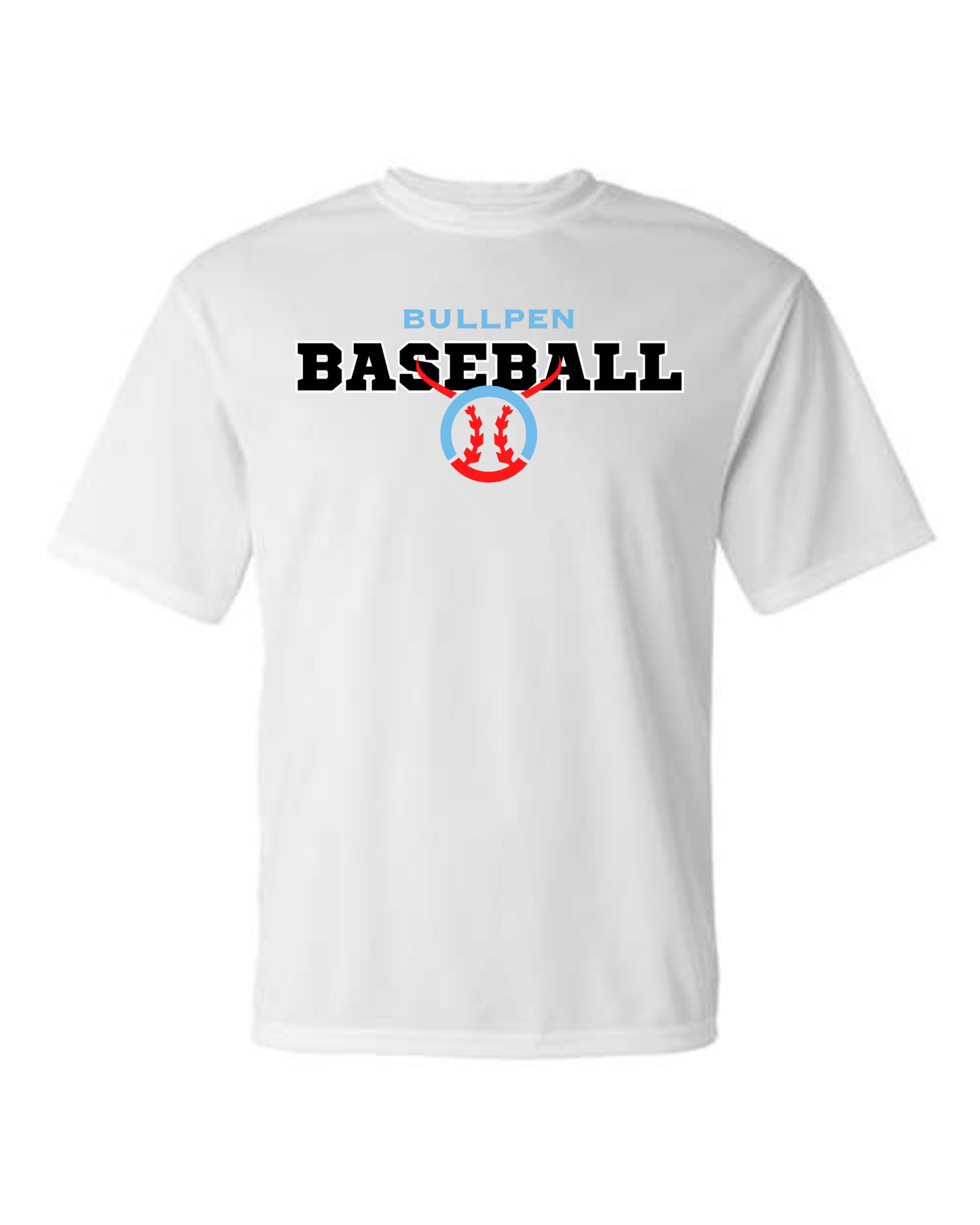 Youth Bullpen Baseball Performance T-shirt Option 15 (Multiple Color Options)