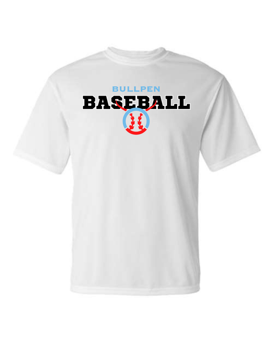 Youth Bullpen Baseball Performance T-shirt Option 15 (Multiple Color Options)