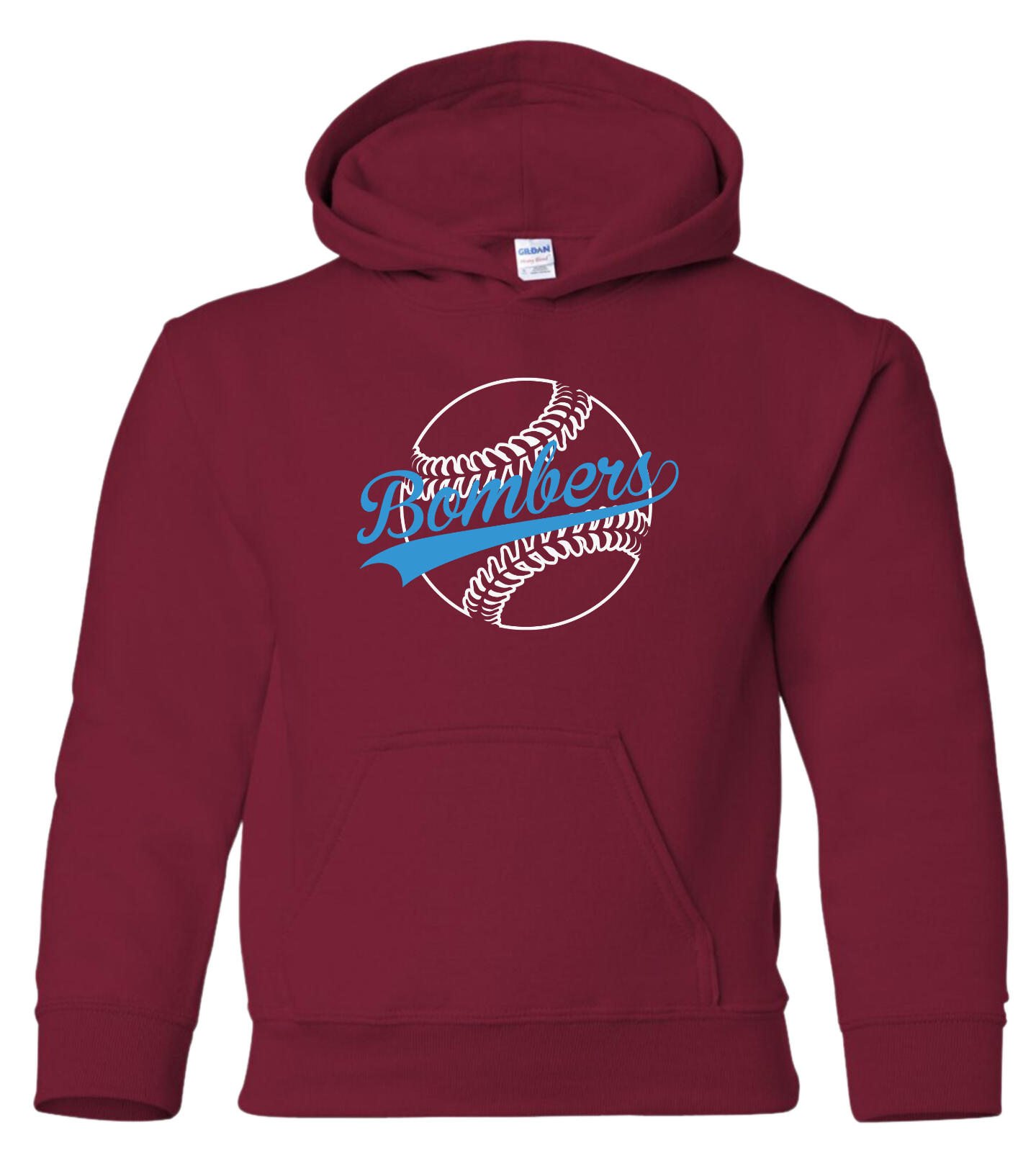 Youth Bombers Baseball Stitches Hoodie