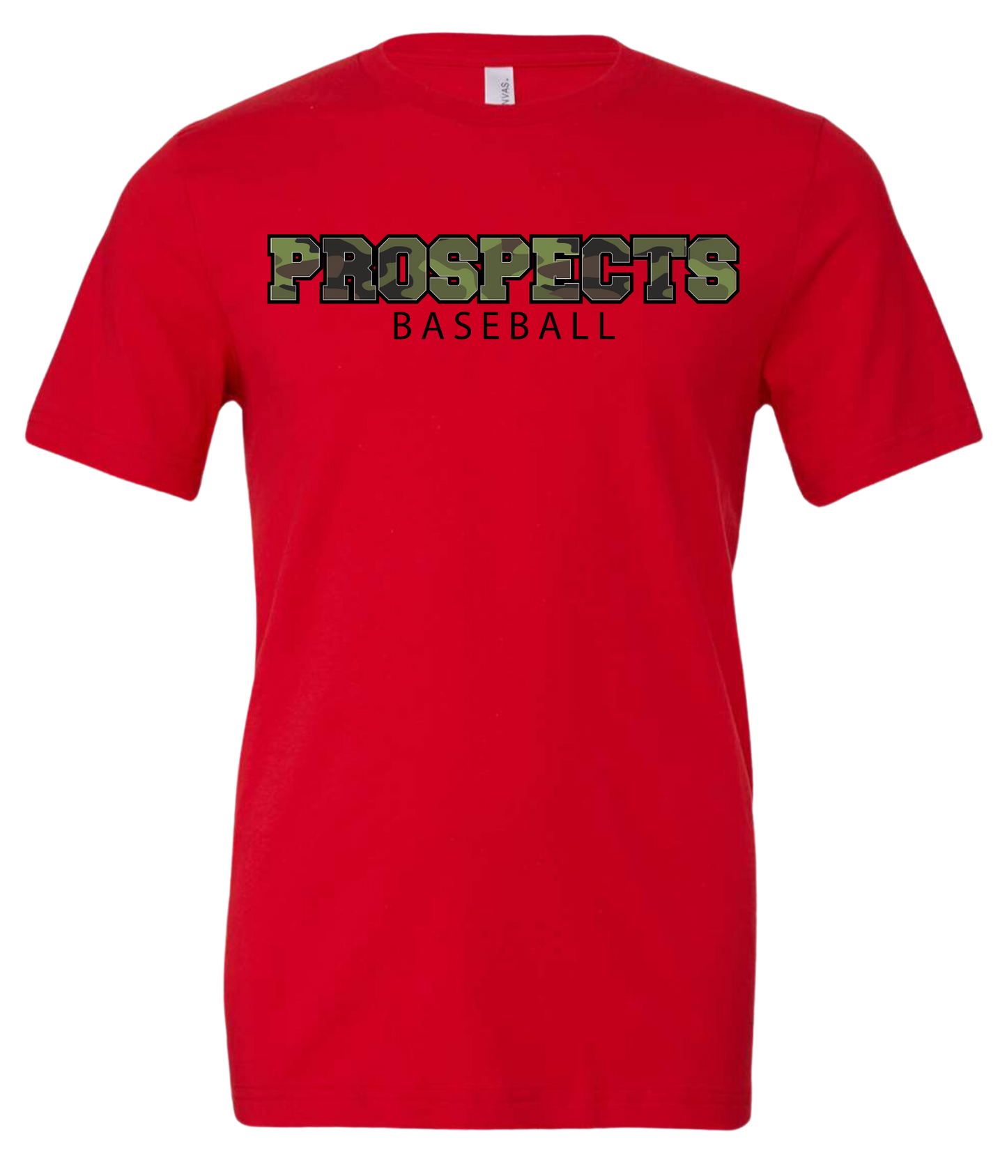 Adult T-shirt Camo Prospects Baseball ( 3 Color Options )