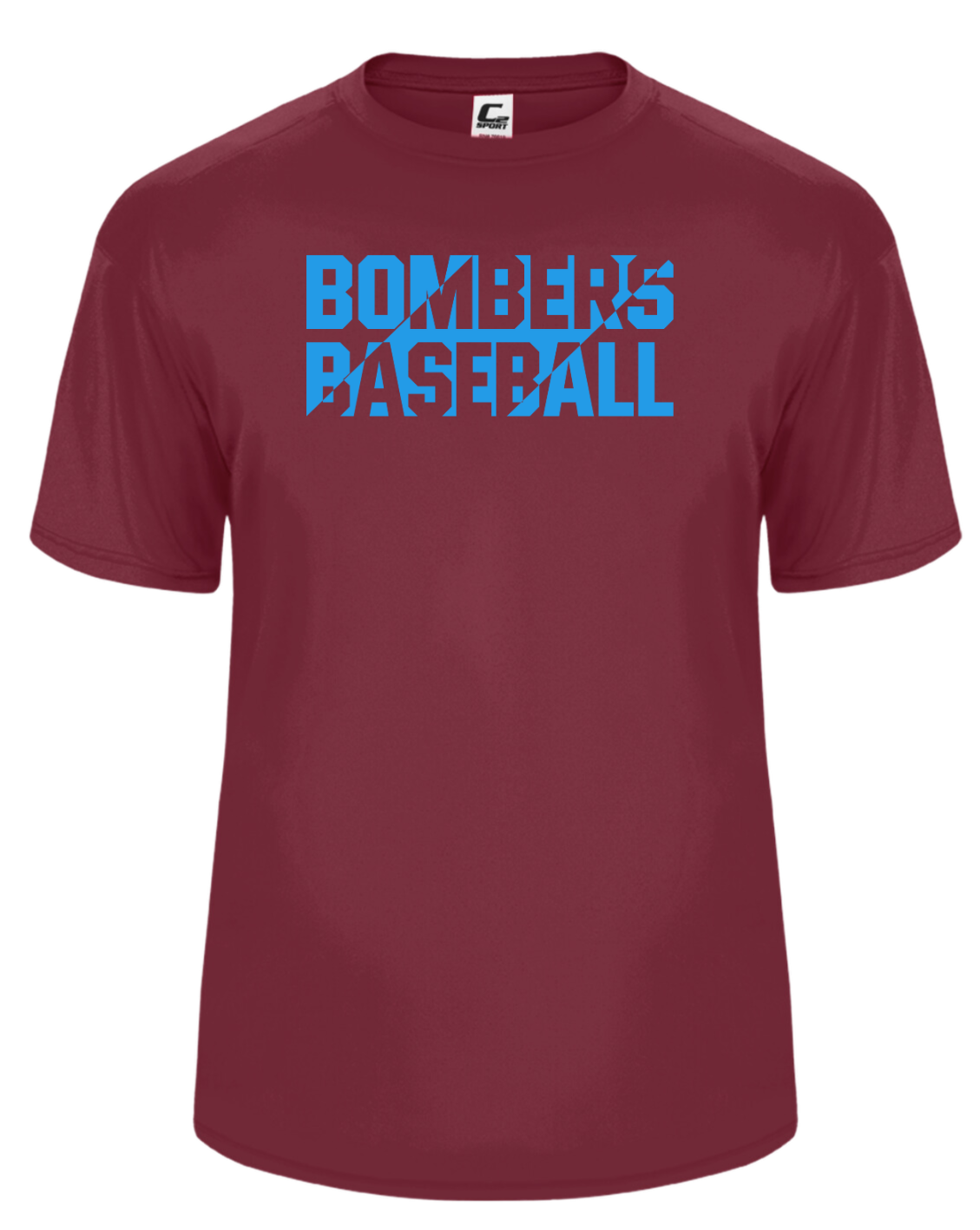 Adult Performance Bombers Baseball T-shirt